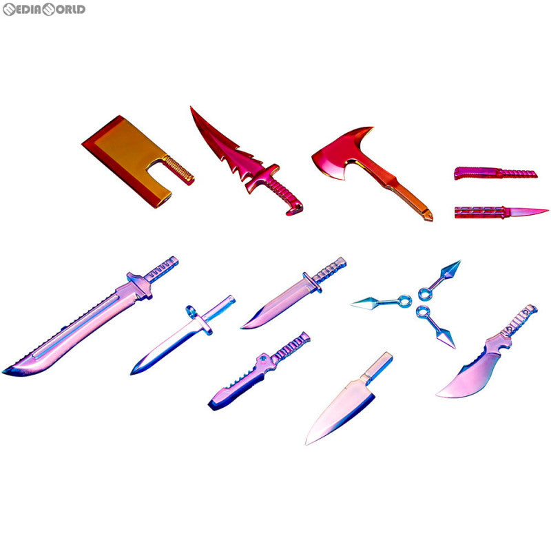 【中古即納】[PTM] M.S.G モデリングサポートグッズ ウェポンユニット34EX ナイフセット Special Edition【POLARIZATION RED&BLUE】 プラモデル(SP002) コトブキヤ(20190623)