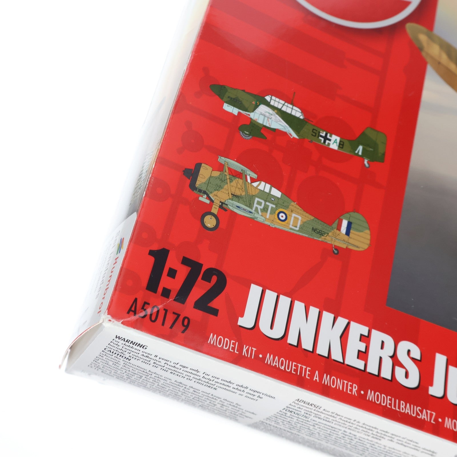 【中古即納】[PTM] 1/72 ドッグファイトセット Ju87 R-2&グラディエイターMk.I 塗料、接着剤、筆付 プラモデル(AIRA50179) AIRFIX(エアフィックス)(20170228)
