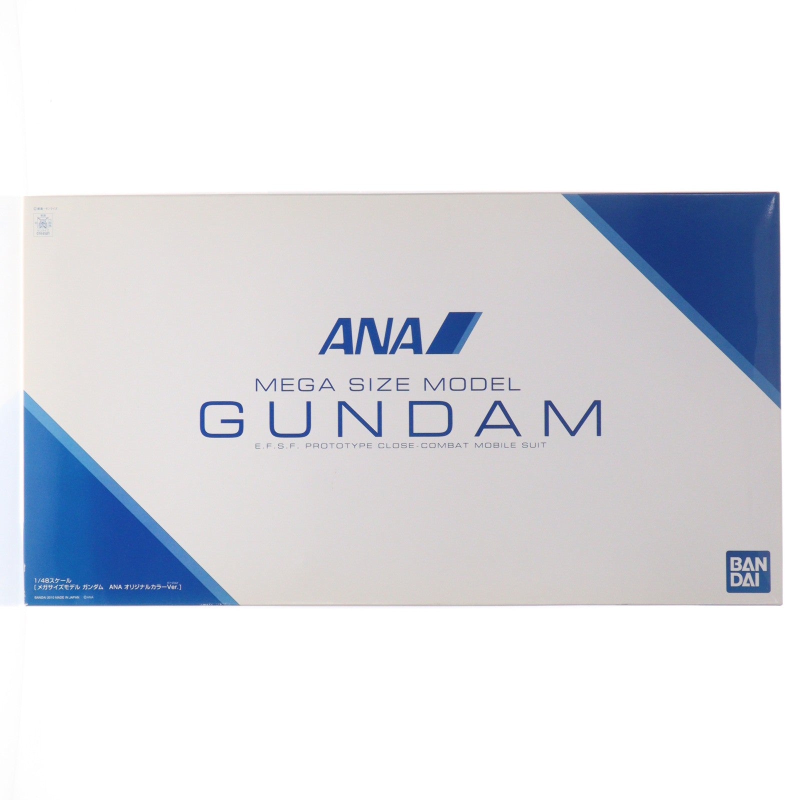 【中古即納】[PTM] ANA×ガンダム SKYプロジェクト搭乗者限定 1/48 メガサイズモデル ガンダム ANAオリジナルカラーVer. 機動戦士ガンダム プラモデル(0164581) バンダイ(20100701)