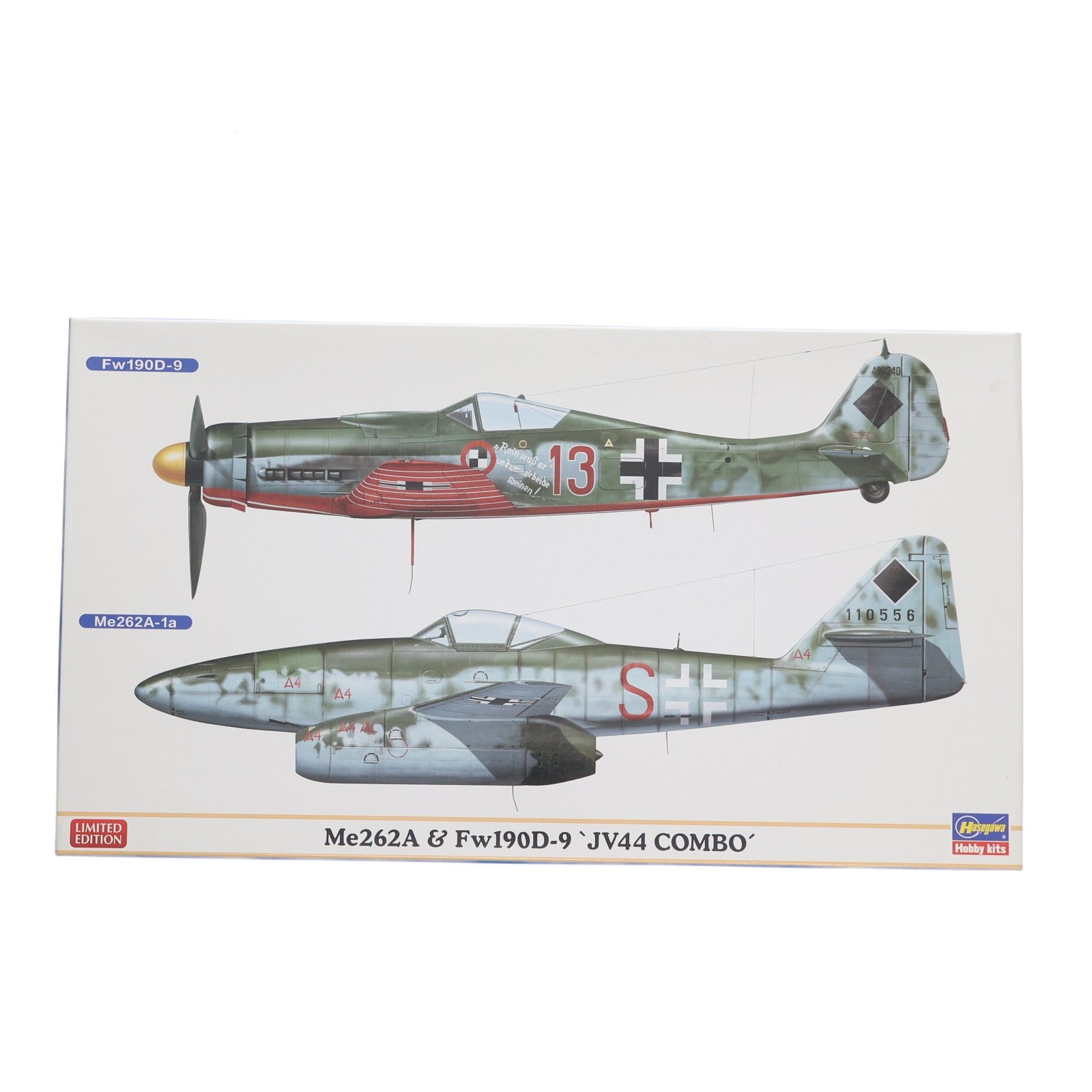 【中古即納】[PTM] 1/72 Me 262/Fw 190D-9 『第44戦闘団コンボ』 (2機セット) プラモデル(01952) ハセガワ(20110811)