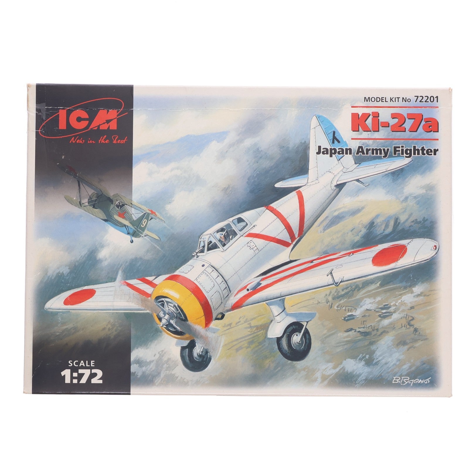 【中古即納】[PTM] 1/72 中島 キ27a 九七式戦闘機 甲型ノモンハン プラモデル(72201) ICM(20220328)