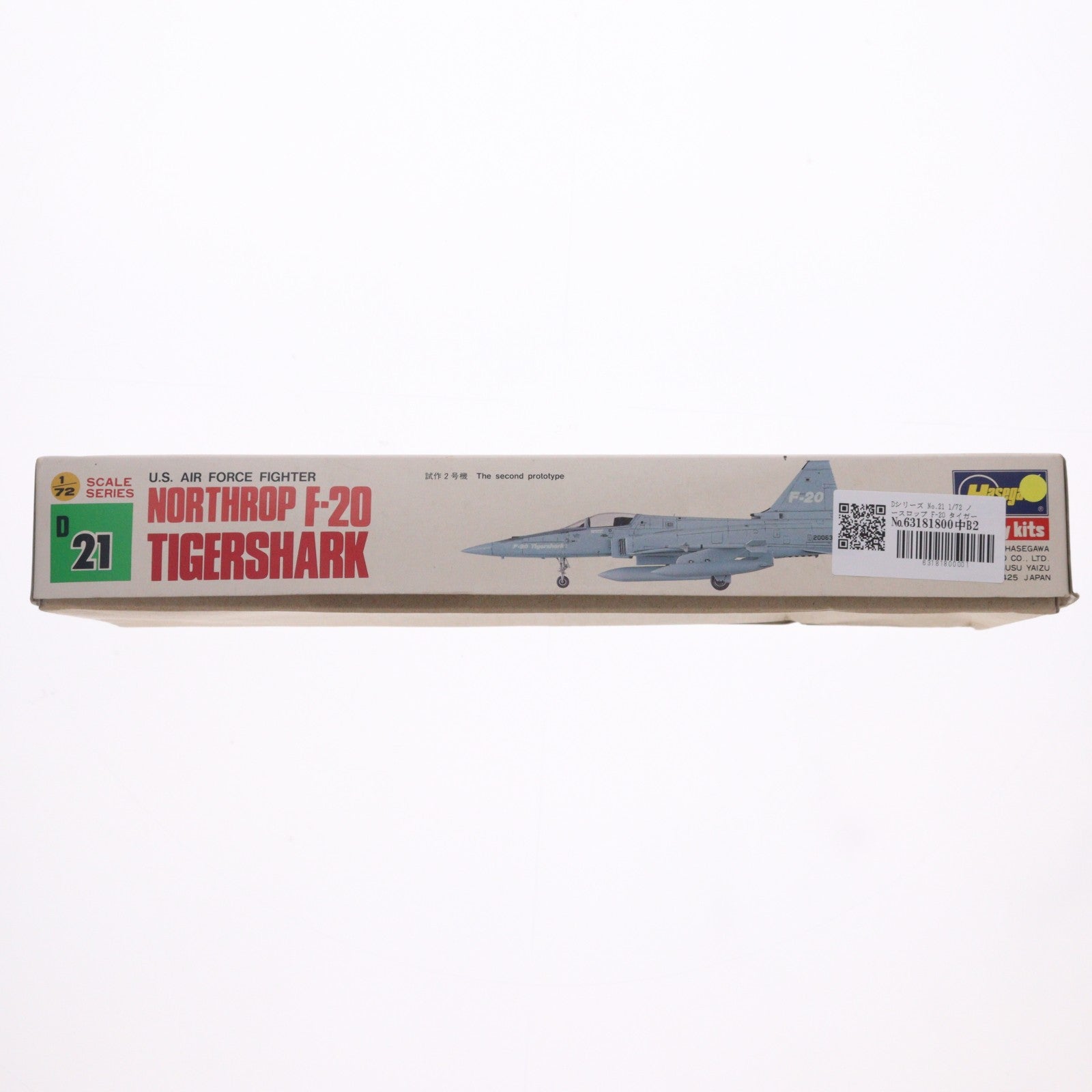 【中古即納】[PTM] Dシリーズ No.21 1/72 ノースロップ F-20 タイガーシャーク プラモデル(D21) ハセガワ(19991231)