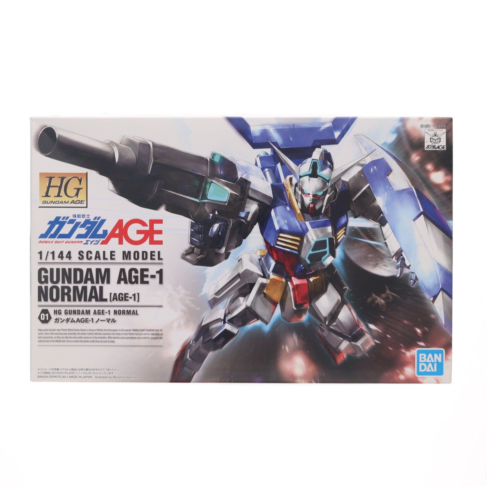 【中古即納】[PTM] (再販) HG 1/144 AGE-1 ガンダムAGE-1 ノーマル 機動戦士ガンダムAGE(エイジ) プラモデル バンダイスピリッツ(20240926)