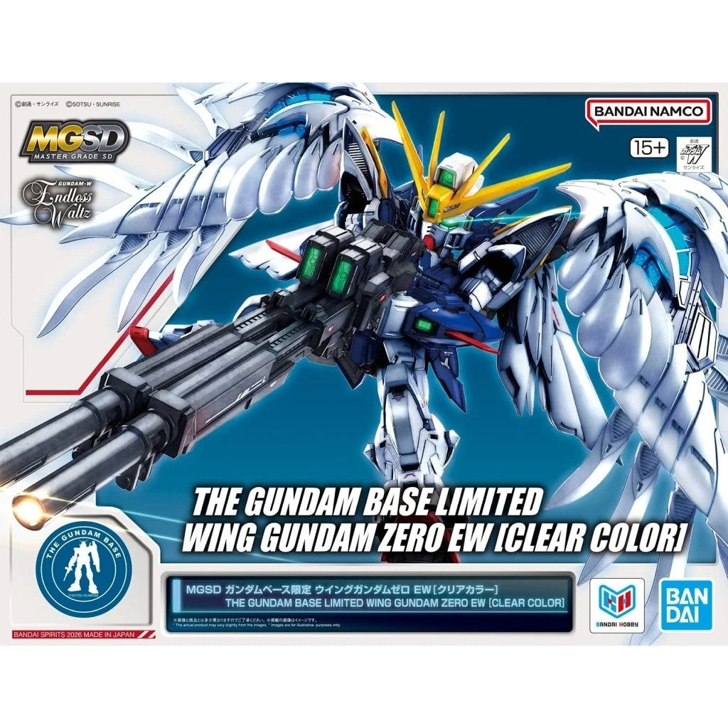 【中古即納】[PTM] ガンダムベース限定 MGSD XXXG-00W0 ウイングガンダムゼロ EW[クリアカラー] 新機動戦記ガンダムW Endless Waltz(エンドレスワルツ) プラモデル(5074268) バンダイスピリッツ(20260718)
