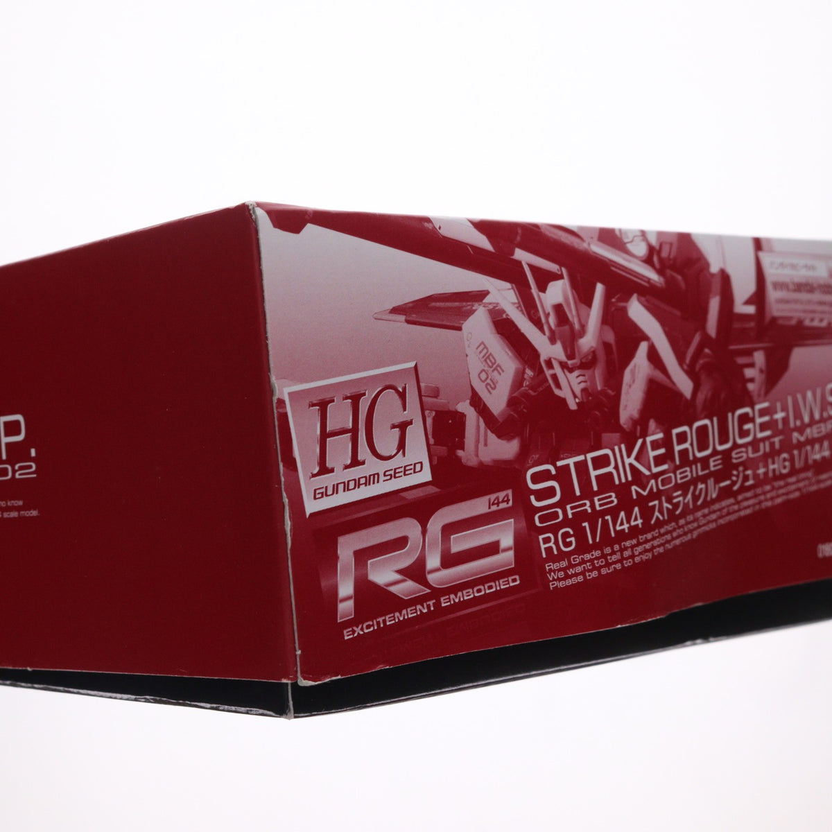 【中古即納】[PTM] ホビーオンラインショップ限定 RG 1/144 MBF-02 ストライクルージュ+HG I.W.S.P. 機動戦士ガンダムSEED(シード) MSV プラモデル(0180624) バンダイ(20130123)