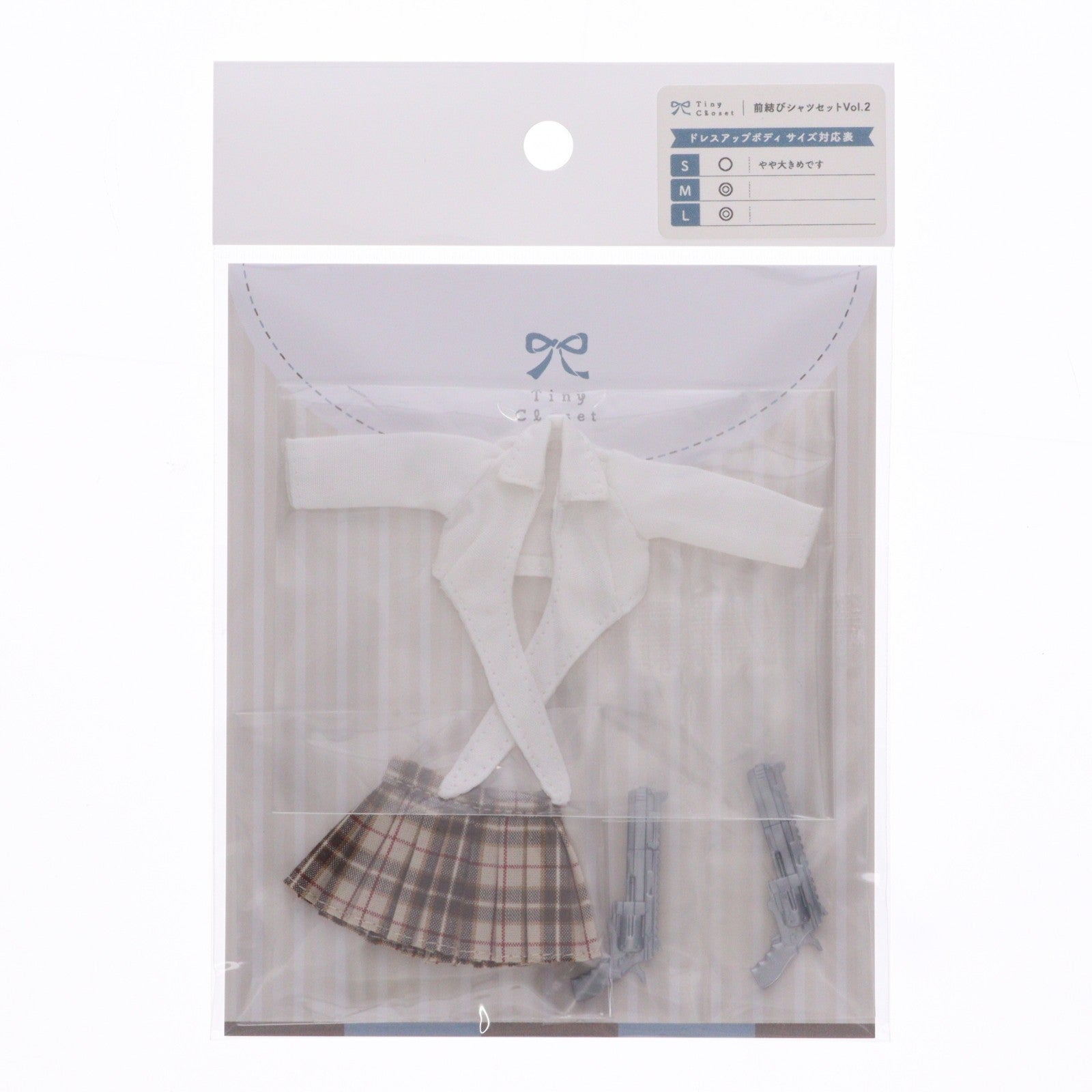 【中古即納】[PTM] コトブキヤショップ限定 創彩少女庭園 1/10 タイニークローゼット 前結びシャツセットVol.2【Beige】 プラモデル用アクセサリ(CL033) コトブキヤ(20260629)