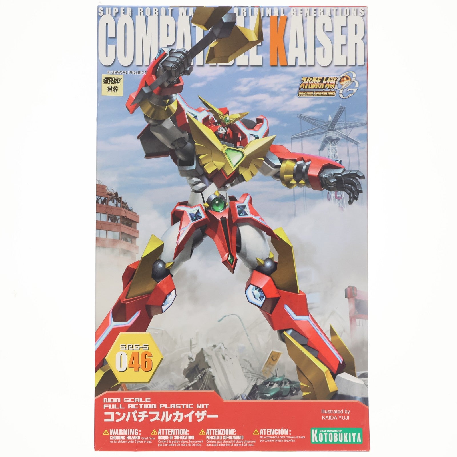 【中古即納】[PTM] S.R.G-S コンパチブルカイザー スーパーロボット大戦OG プラモデル(KP164) コトブキヤ(20110426)