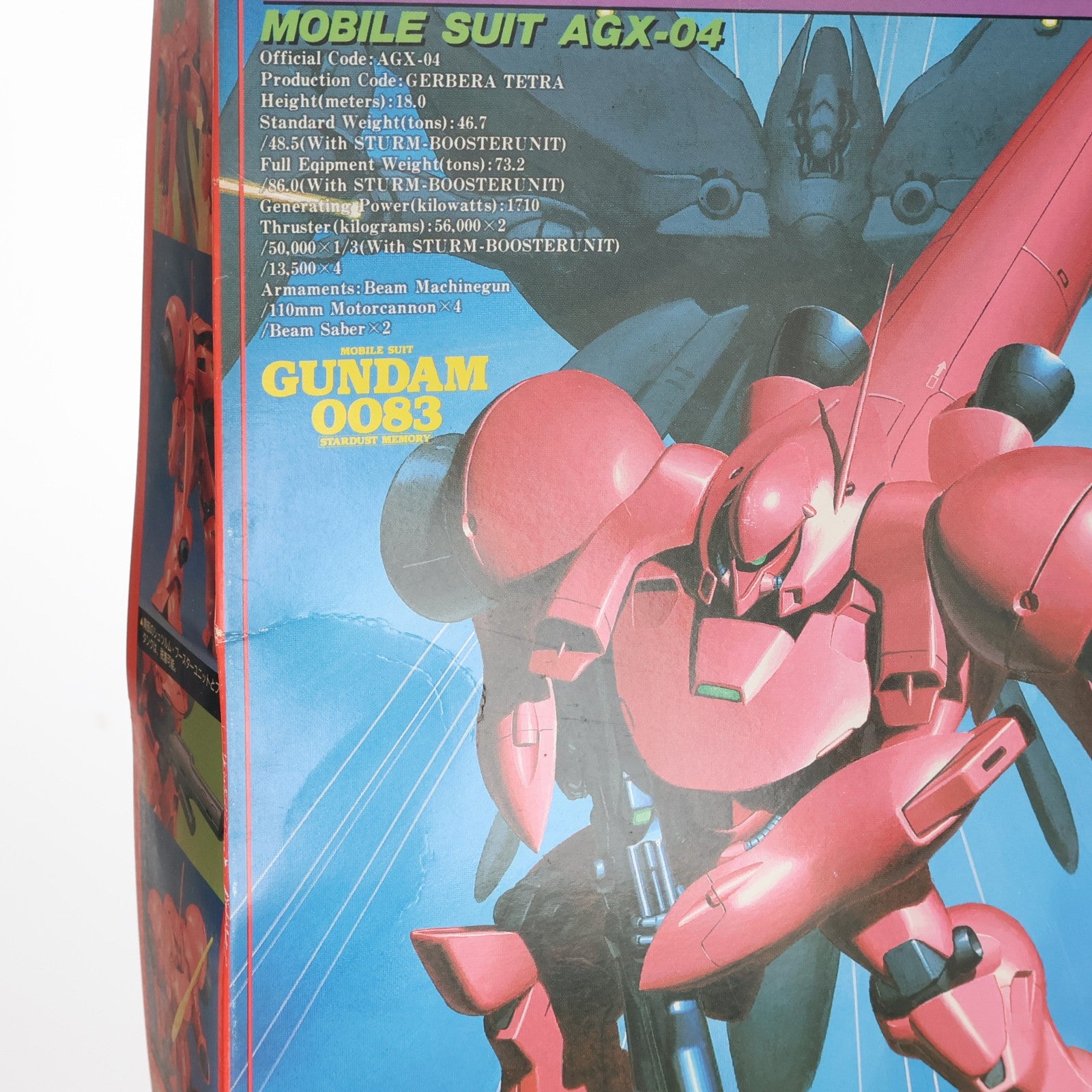 【中古即納】[PTM] 1/144 AGX-04 ガーベラテトラ 機動戦士ガンダム0083 STARDUST MEMORY(スターダストメモリー) シリーズ No.5 プラモデル(0036076) バンダイ(19991231)