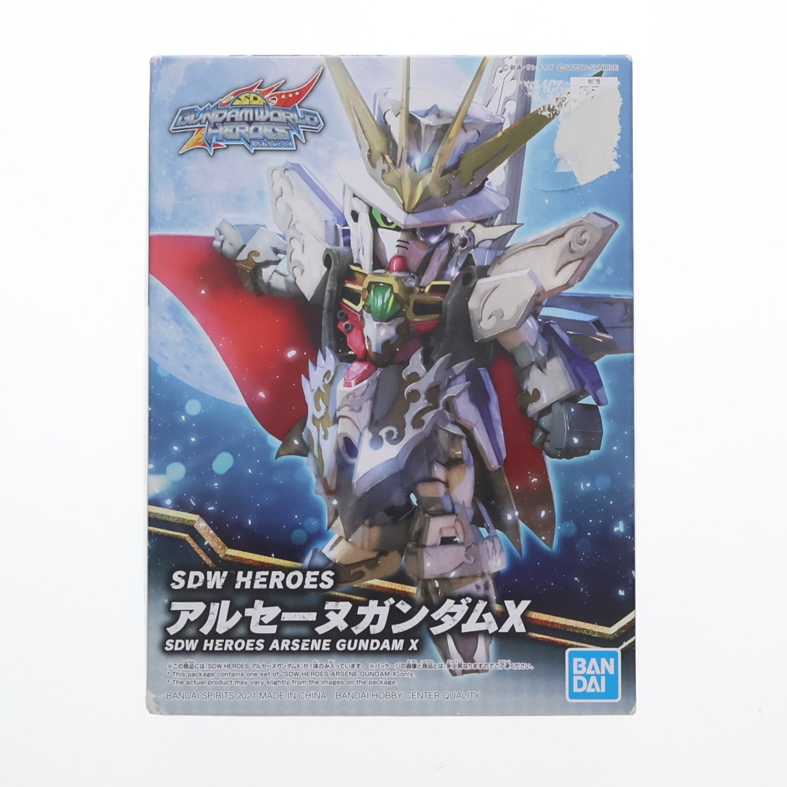 【中古即納】[PTM] アルセーヌガンダムX SDガンダムワールド ヒーローズ プラモデル(2568793) バンダイスピリッツ(20211016)