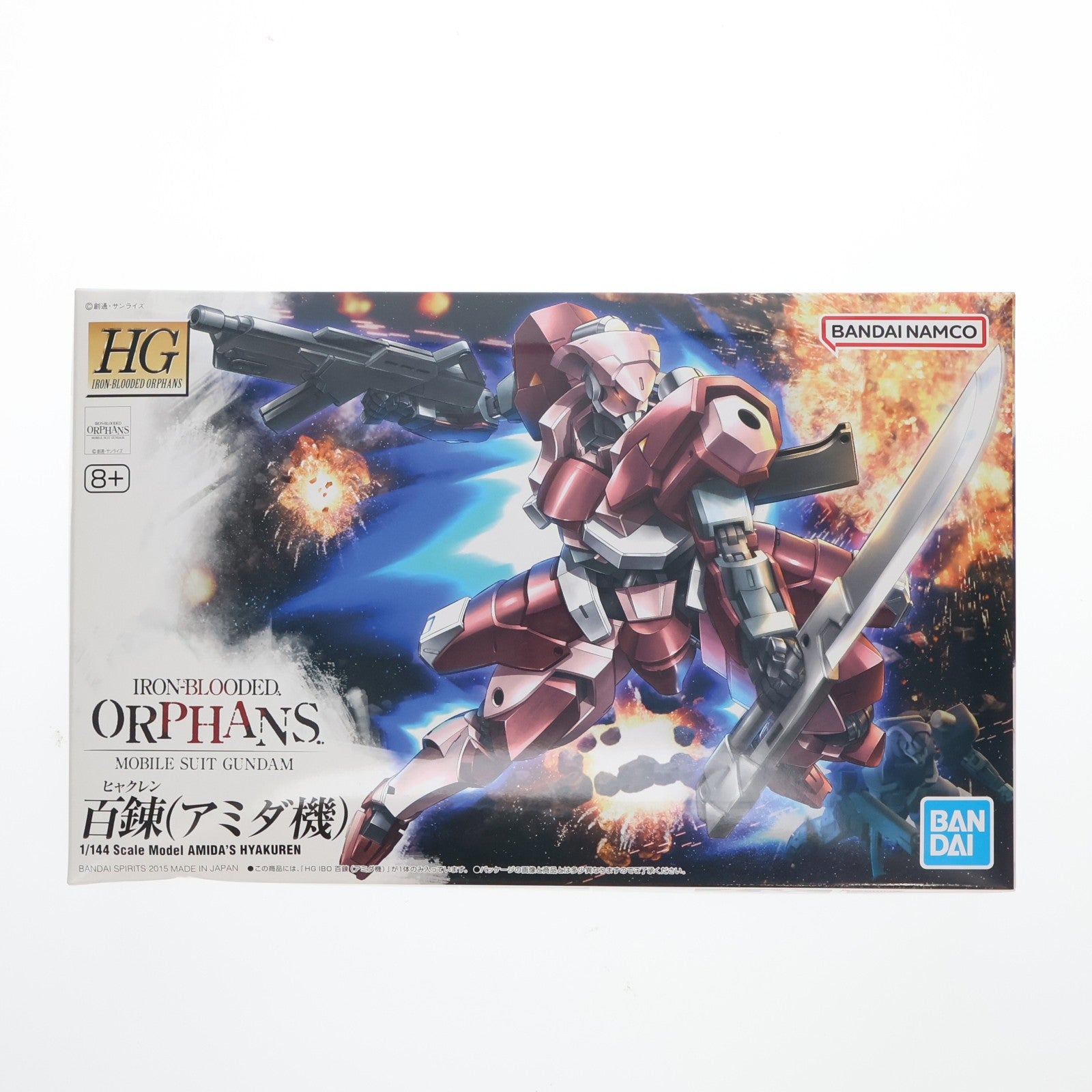 【中古即納】[PTM] (再販) HG 1/144 百錬(アミダ機) 機動戦士ガンダム 鉄血のオルフェンズ プラモデル(5063796) バンダイスピリッツ(20260513)