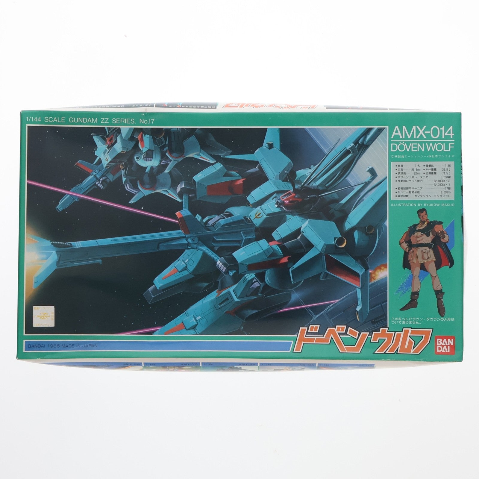 【中古即納】[PTM] 1/144 AMX-014 ドーベンウルフ 機動戦士ガンダムZZ(ダブルゼータ) プラモデル(0007129) バンダイ(19991231)