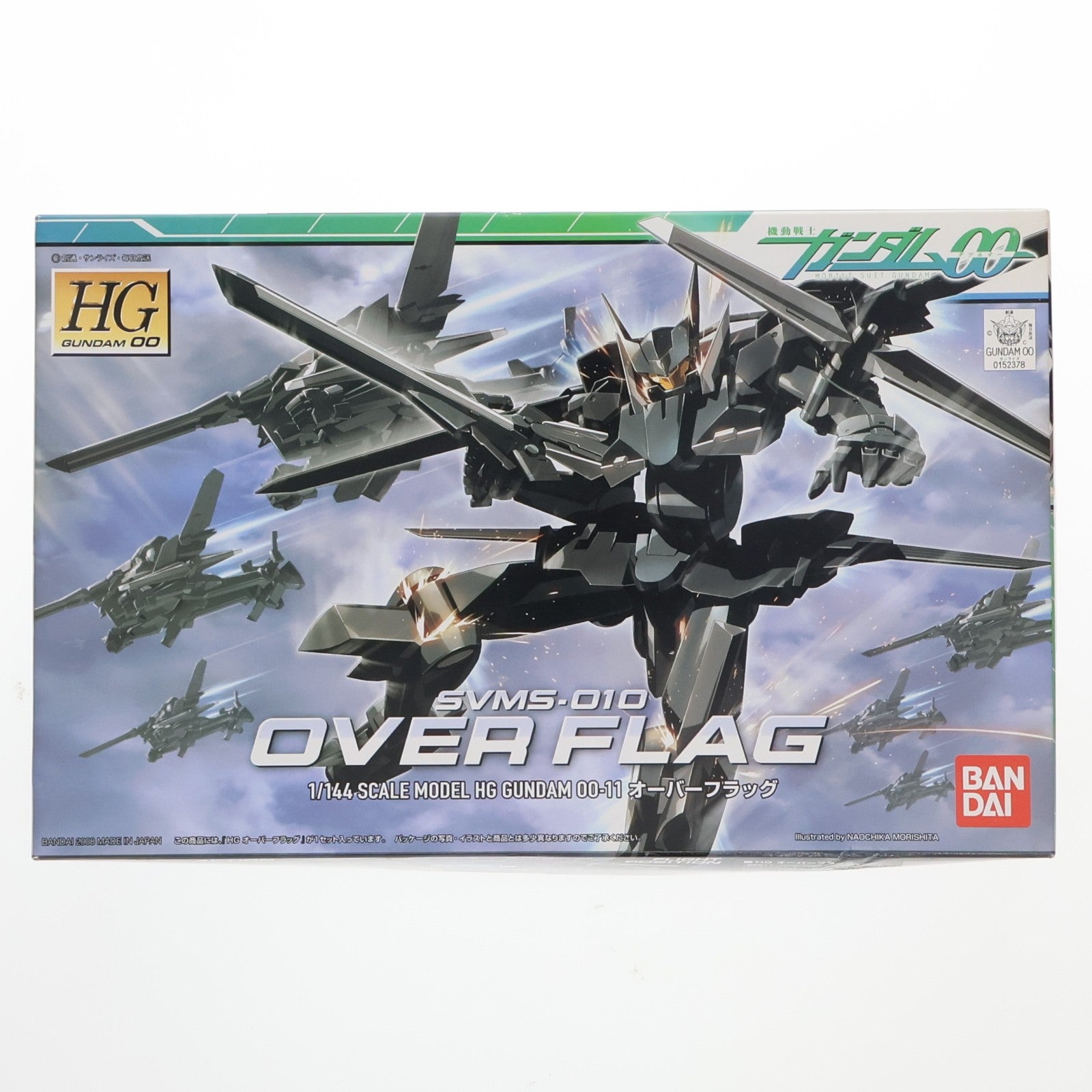 【中古即納】[PTM] HG 1/144 SVMS-010 オーバーフラッグ 機動戦士ガンダム00(ダブルオー) プラモデル(0152378) バンダイ(20080331)