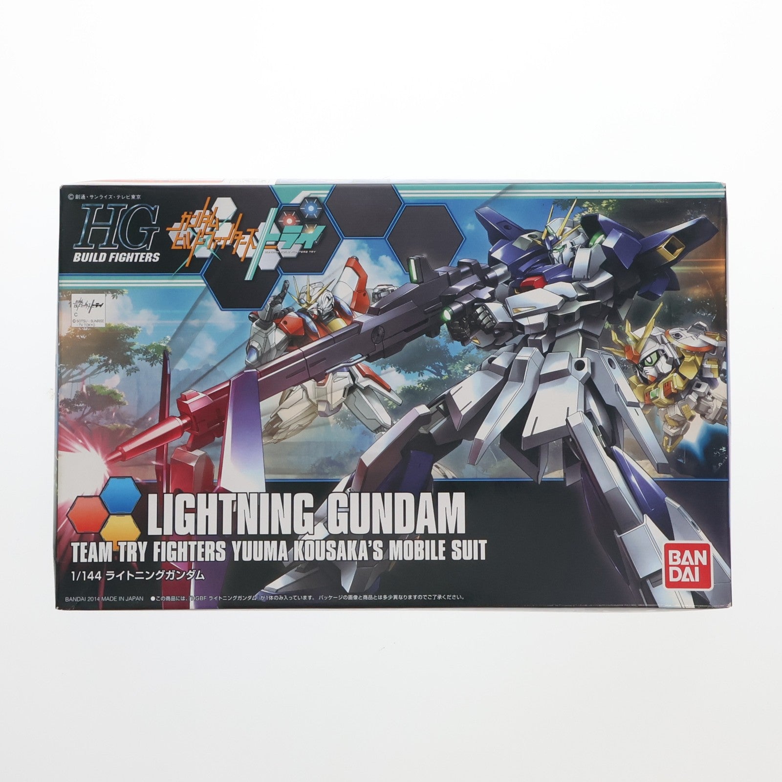 【中古即納】[PTM] HGBF 1/144 LGZ-91 ライトニングガンダム ガンダムビルドファイターズトライ プラモデル(0193283) バンダイ(20190129)