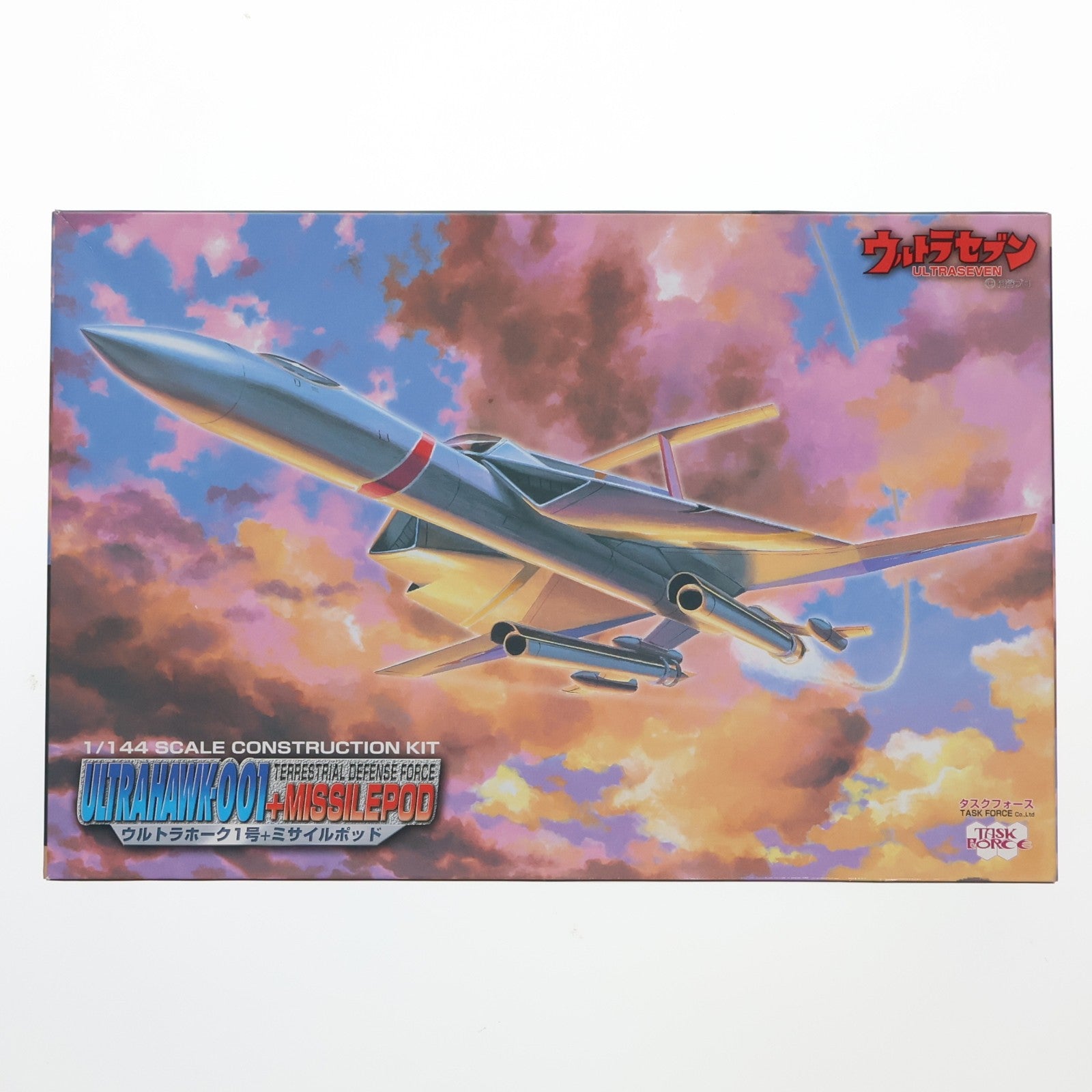 【中古即納】[PTM] 1/144 ウルトラホーク1号+ミサイルポッド ウルトラセブン 超兵器装備計画 3 プラモデル(TF004) タスクフォース(19991231)
