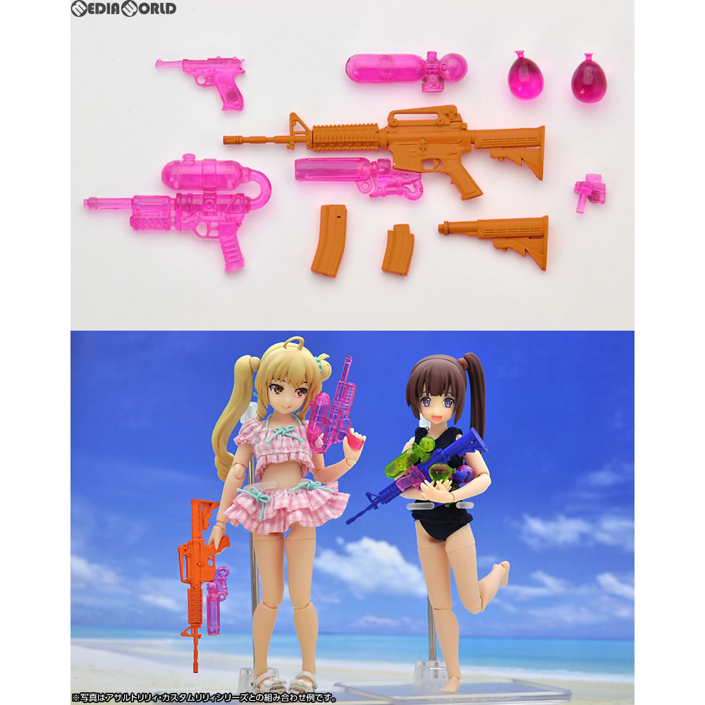 【中古即納】[PTM] LittleArmory(リトルアーモリー) 1/12 LA031 ウォーターガンA2(オレンジ×クリアピンク) プラモデル TOMYTEC(トミーテック)(20170729)