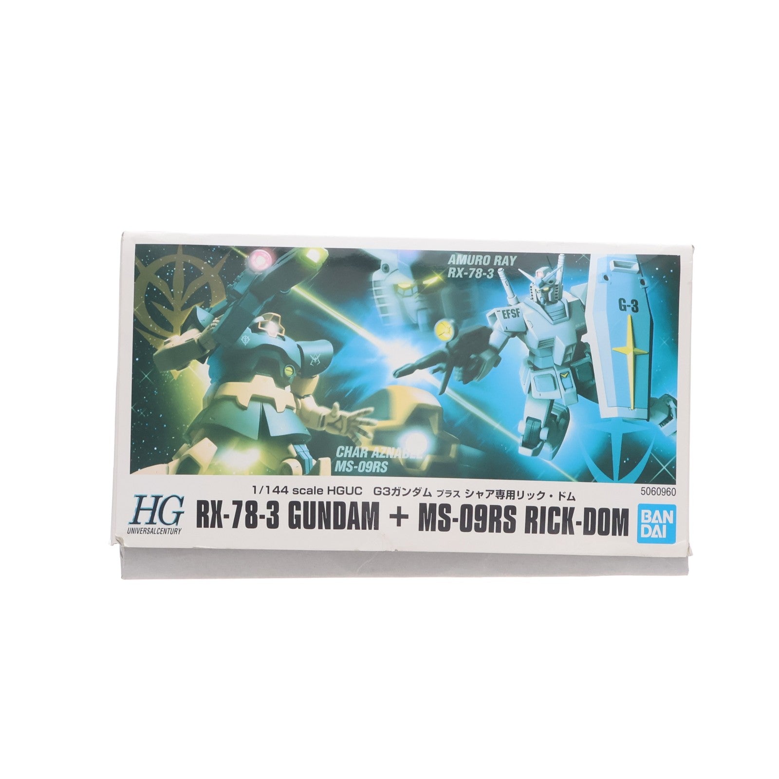 【中古即納】[PTM] HGUC 1/144 G-3ガンダム VS シャア専用リックドムセット 機動戦士ガンダム プラモデル(5060960) バンダイスピリッツ(20220930)