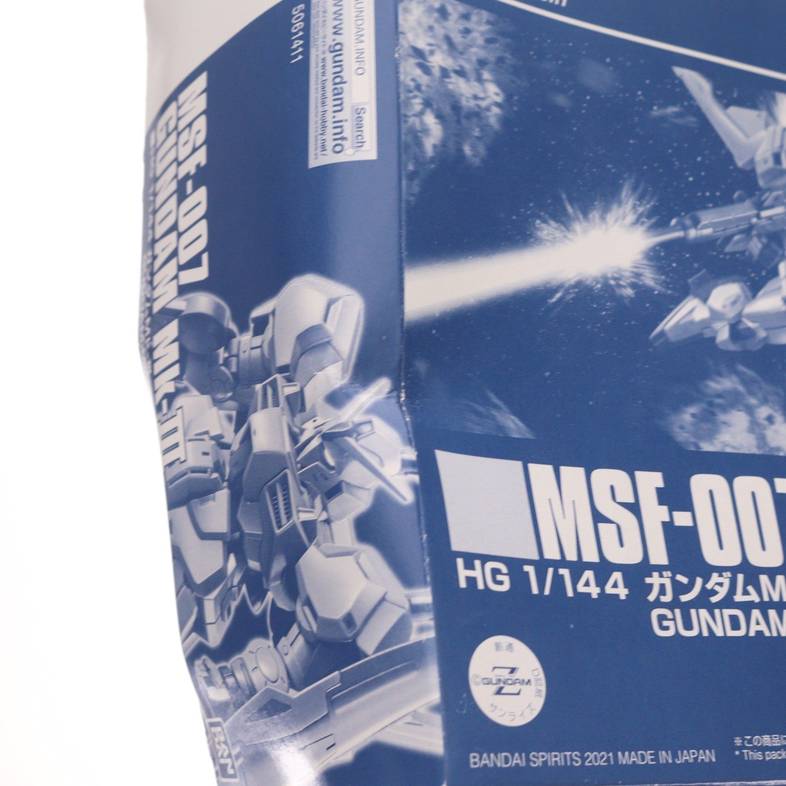 【中古即納】[PTM] プレミアムバンダイ限定 HGUC 1/144 MSF-007 ガンダムMk-III 機動戦士Zガンダム MSV プラモデル(5061411) バンダイスピリッツ(20210420)