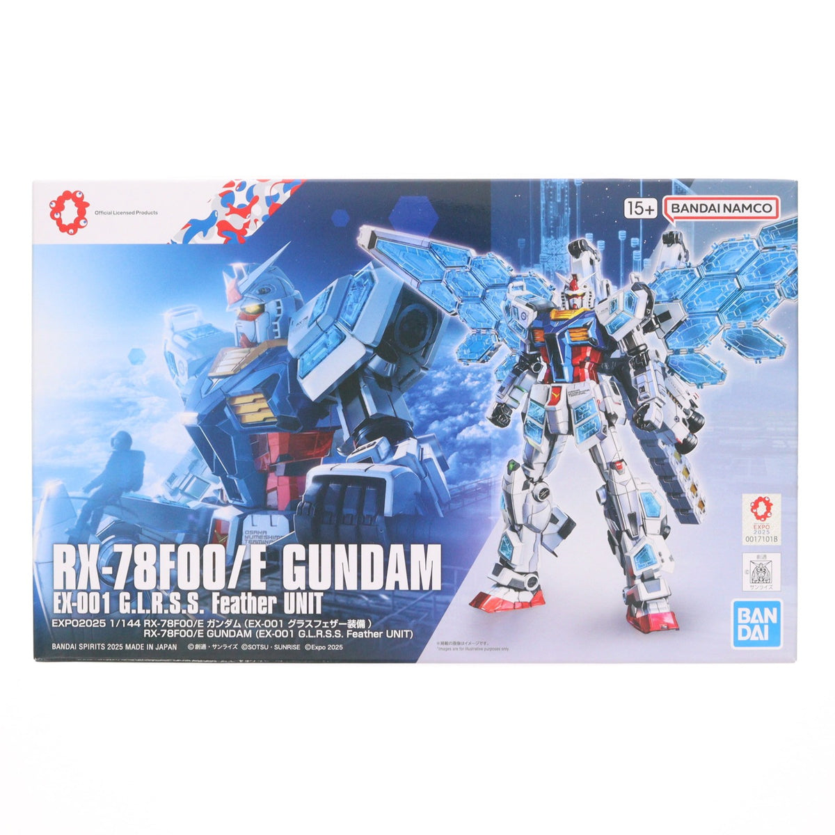 【中古即納】[PTM] (再販) 1/144 RX-78F00/E ガンダム(EX-001 グラスフェザー装備) GUNDAM NEXT FUTURE PAVILION プラモデル(5068555) バンダイスピリッツ(20250830)