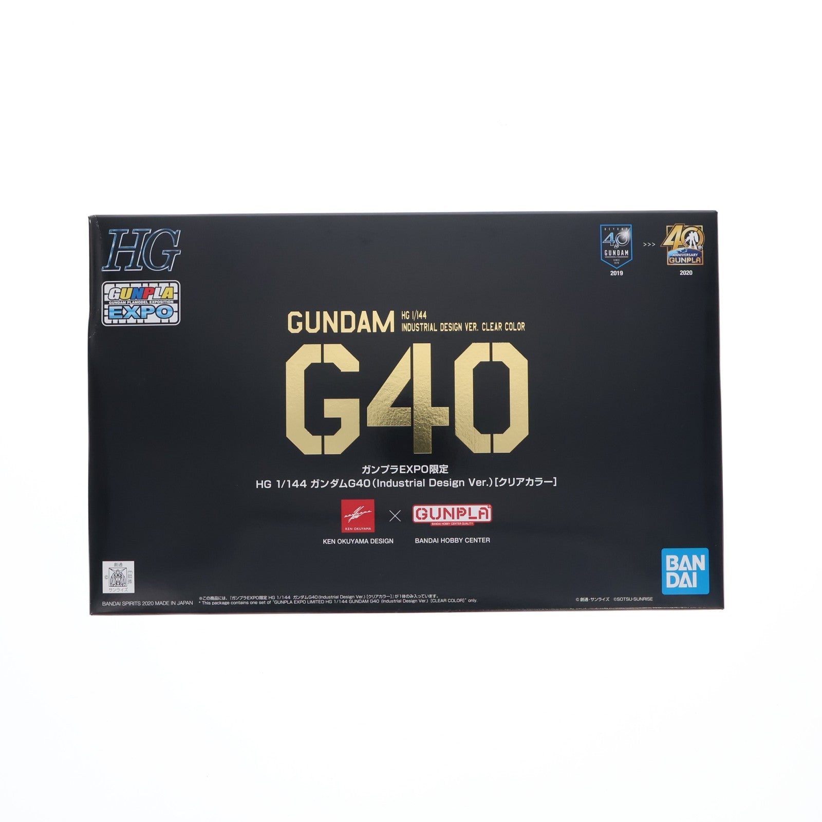 【中古即納】[PTM] ガンプラEXPO限定 HG 1/144 RX-78-2 ガンダムG40 Industrial Design Ver.(クリアカラー) 機動戦士ガンダム プラモデル(2475036) バンダイスピリッツ(20201112)