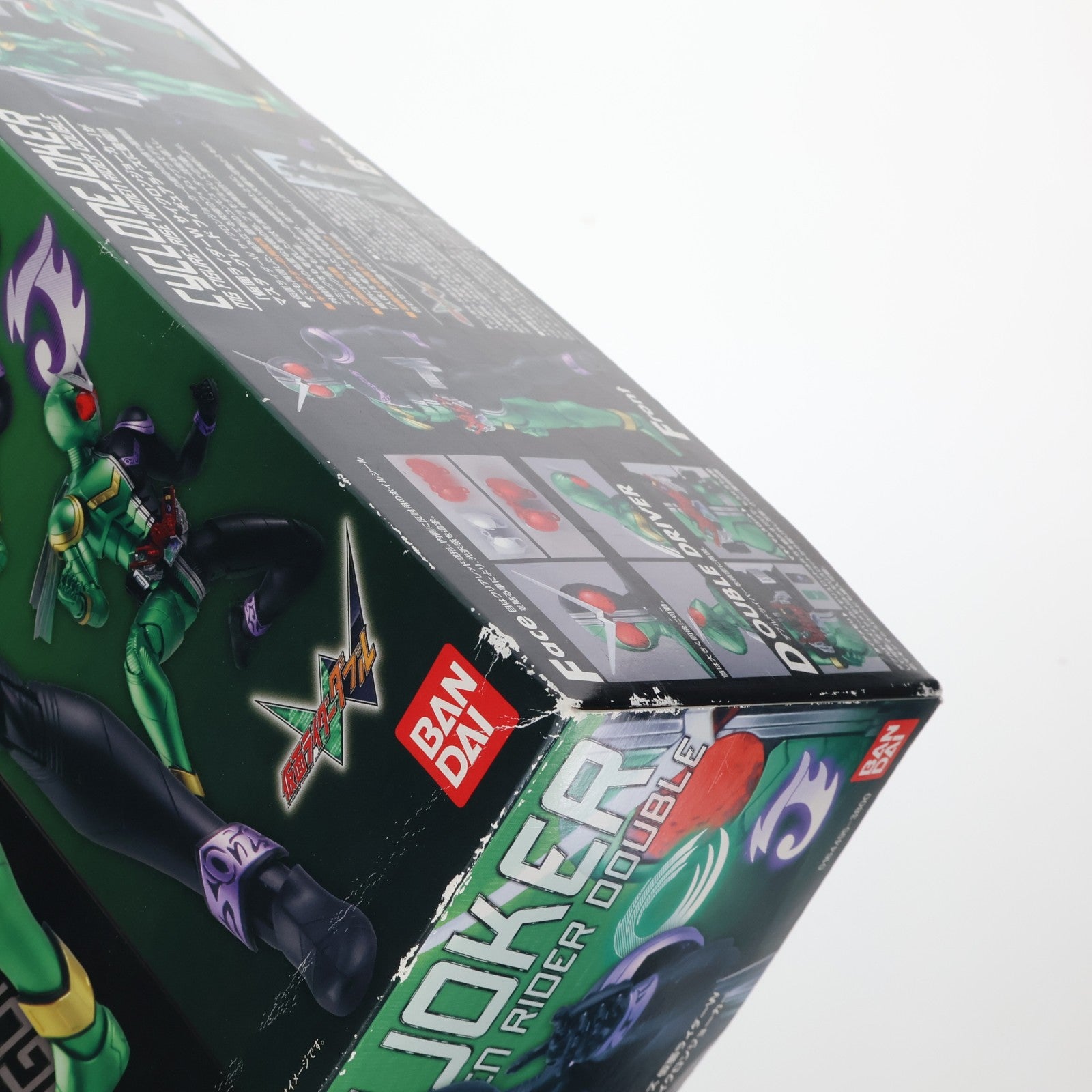 【中古即納】[PTM] MG FIGURE-RISE(フィギュアライズ) 1/8 仮面ライダーW サイクロンジョーカー プラモデル(0164495) バンダイ(20100831)