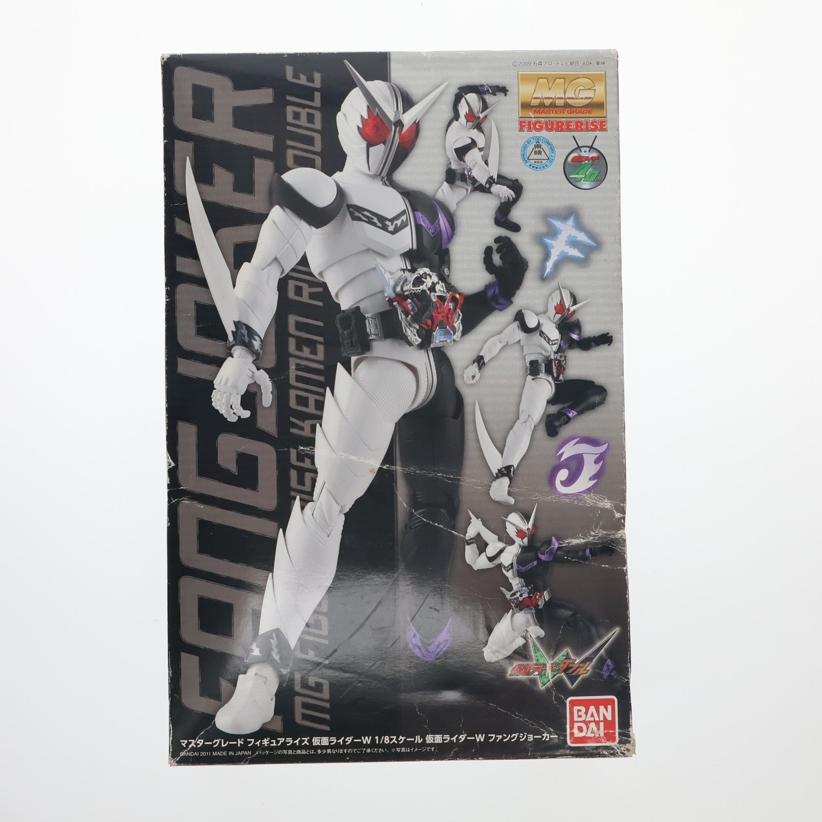 【中古即納】[PTM] MG FIGURE-RISE(フィギュアライズ) 1/8 仮面ライダーW(ダブル) ファングジョーカー プラモデル バンダイ(20110228)