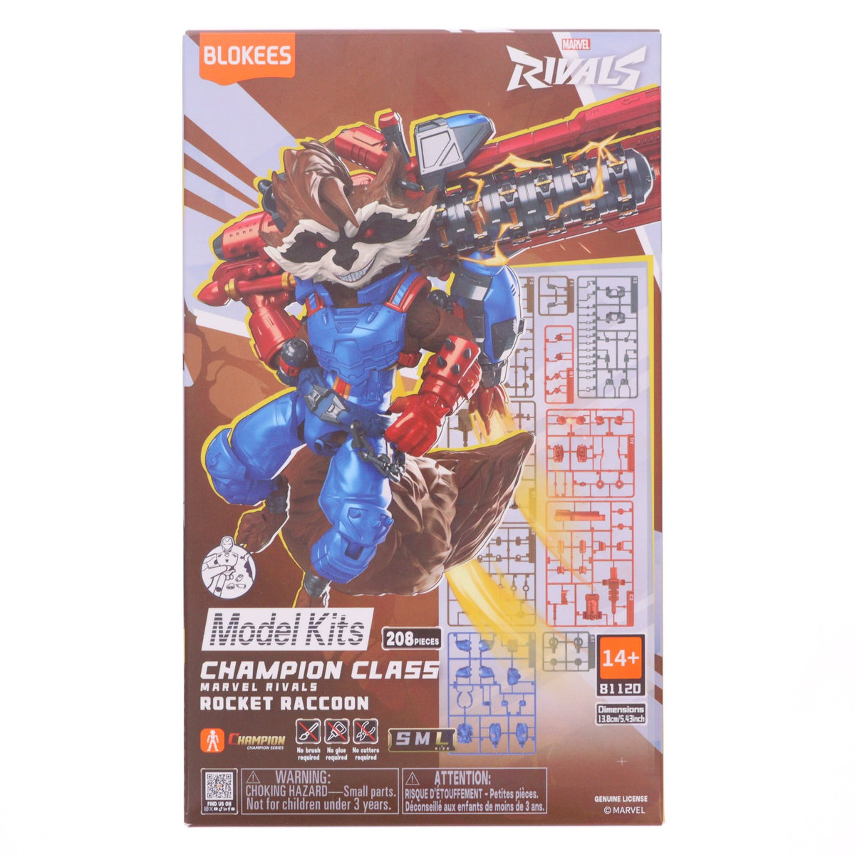 【中古即納】[PTM] Marvel CC08 ロケット・ラクーン MARVEL COMICS(マーベル・コミック) プラモデル(531688) Blokees(ブローキーズ)(20260405)