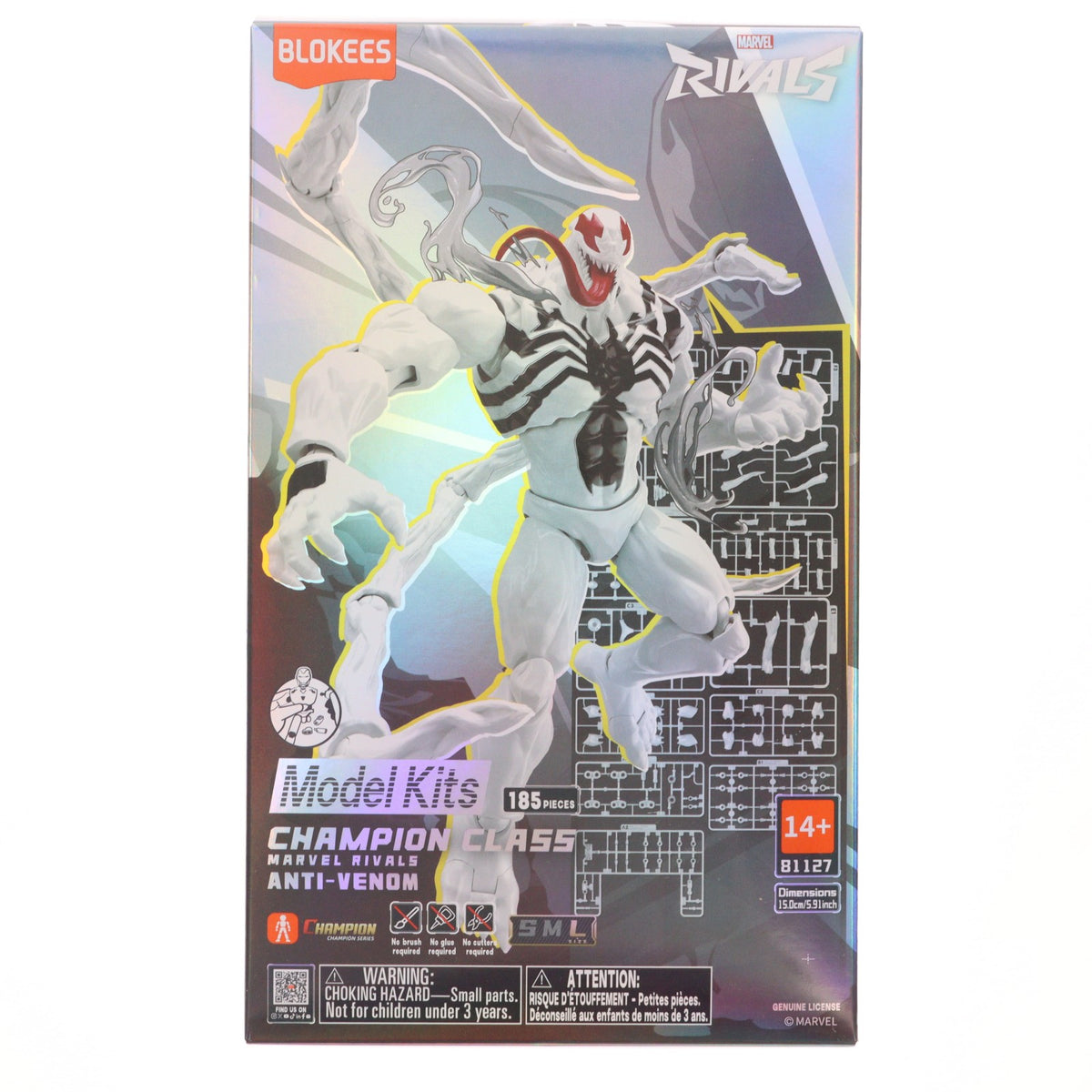 【中古即納】[PTM] Champion Classシリーズ CC15 アンチ・ヴェノム Marvel Rivals(マーベル・ライバルズ) プラモデル(011731) Blokees(ブローキーズ)(20260828)