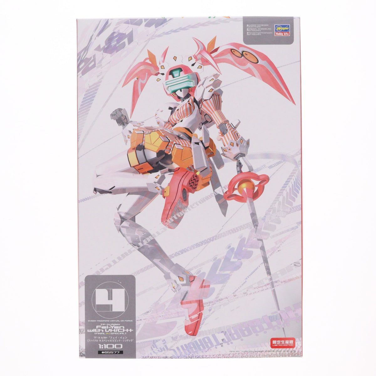 【中古即納】[PTM] 1/100 TF-14 A/M+ フェイ・イェン[ファイナル 14 スペシャル] ビビッド・シンデレラ 電脳戦機バーチャロン フォース プラモデル(65577) ハセガワ(20260425)