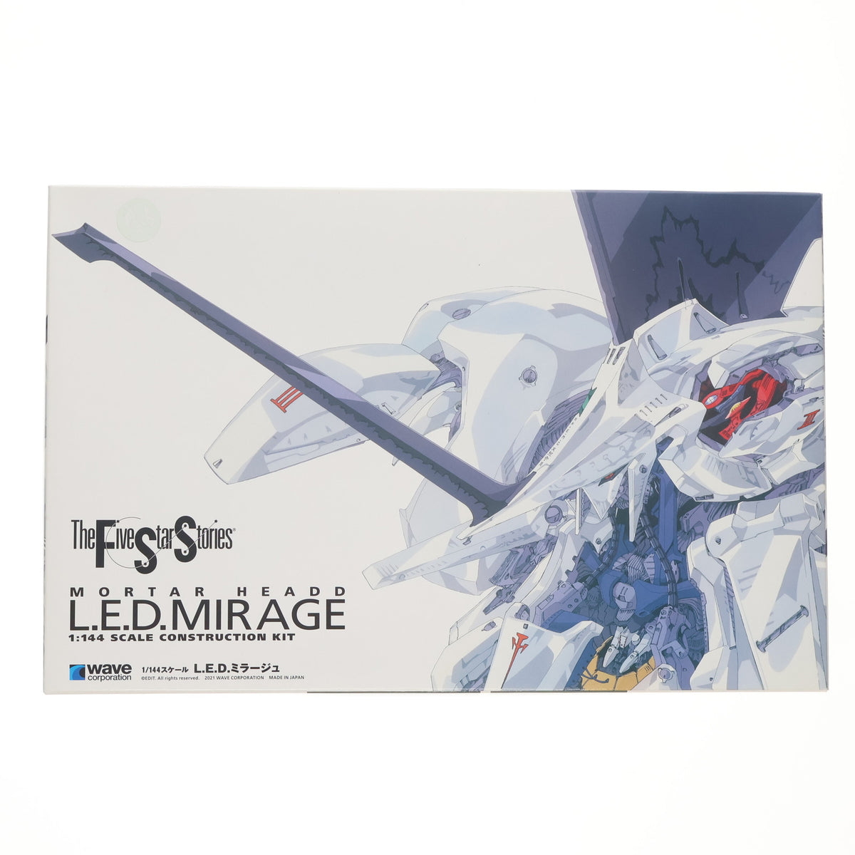 【中古即納】[PTM] (再販) 1/144 レッドミラージュ ファイブスター物語 プラモデル(FS-100) ウェーブ(WAVE)(20220131)
