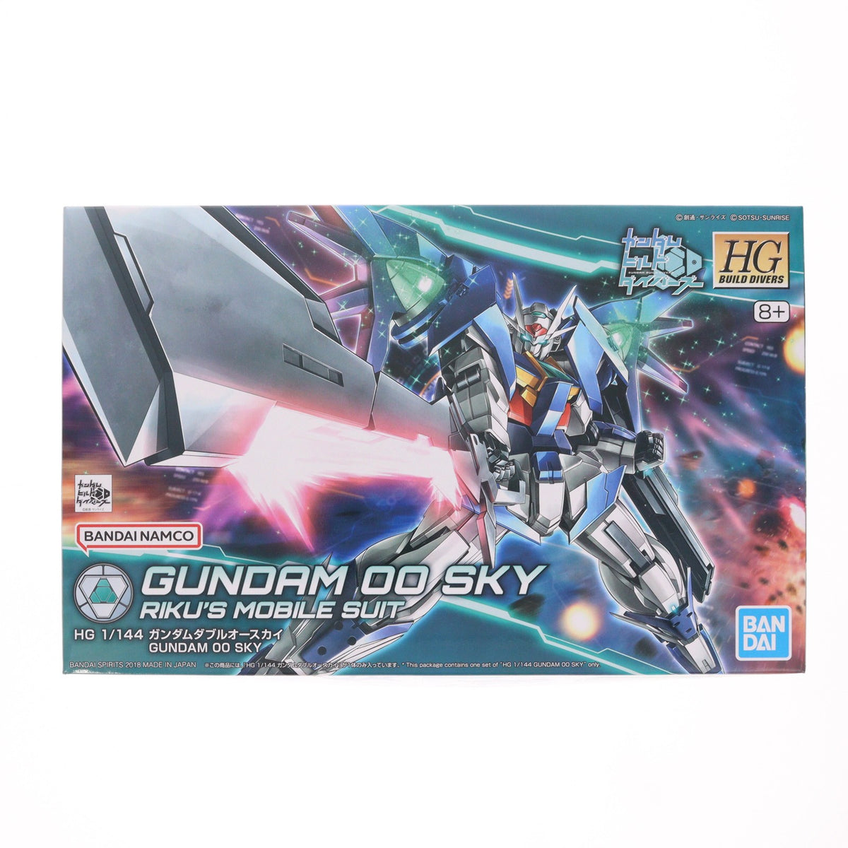 【中古即納】[PTM] (再販) HGBD 1/144 ガンダムダブルオースカイ ガンダムビルドダイバーズ プラモデル(5059567) バンダイスピリッツ(20260801)