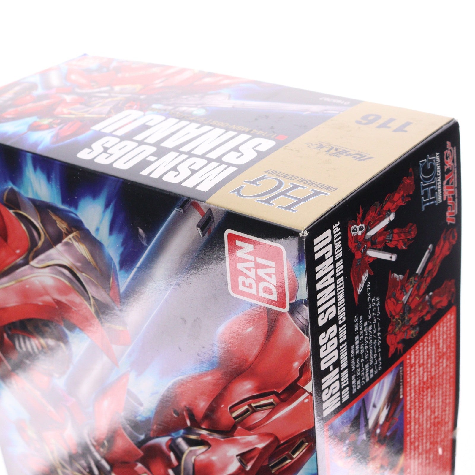 【中古即納】[PTM] HGUC 1/144 MSN-06S シナンジュ 機動戦士ガンダムUC(ユニコーン) シリーズ No.116 プラモデル(0165297) バンダイ(20170610)