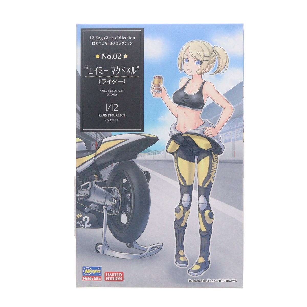 【中古即納】[FIG] 12たまごガールズコレクション No.02 エイミー マクドネル(ライダー) 1/12 レジンキャストキット フィギュア(SP408) ハセガワ(20190604)