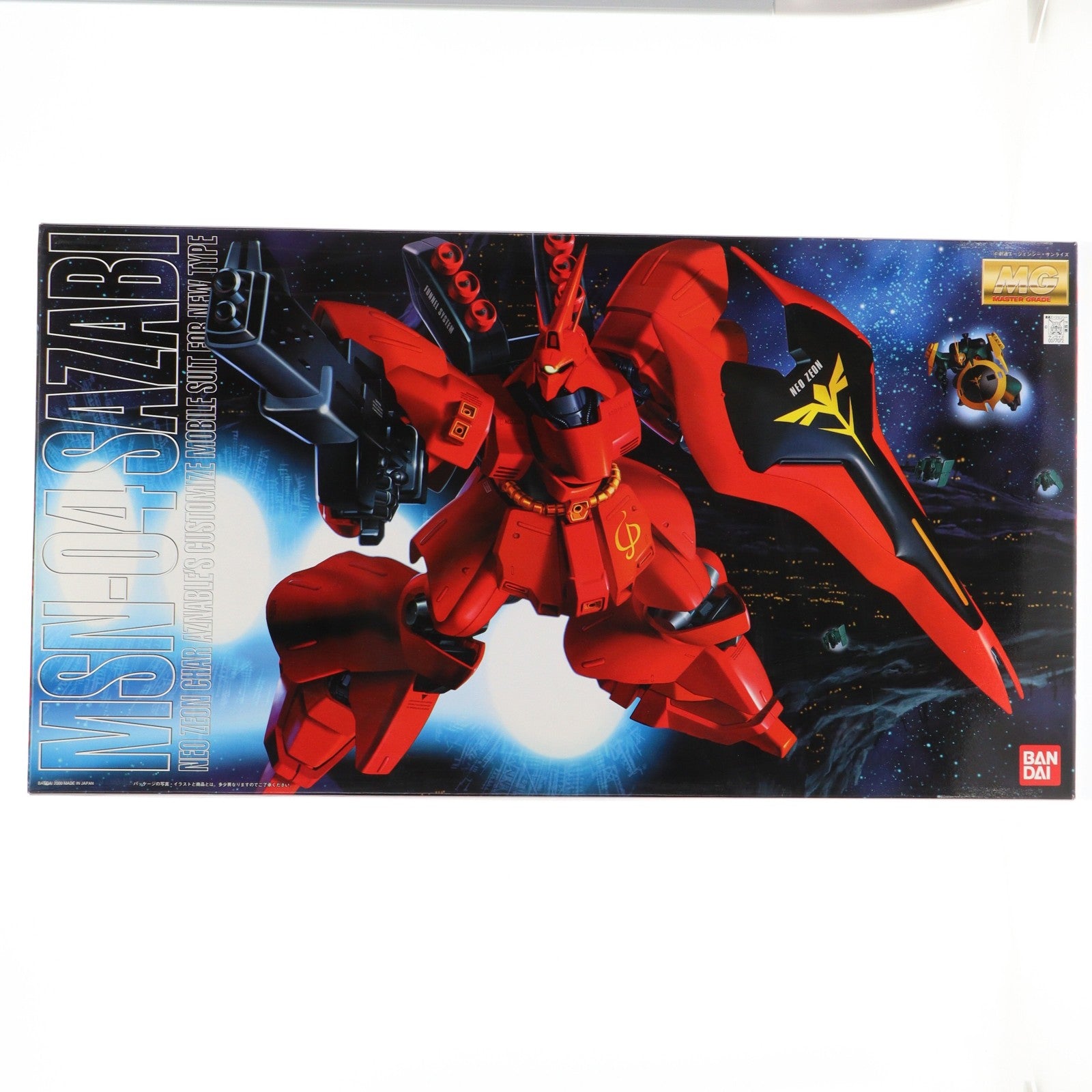 【中古即納】[PTM] MG 1/100 MSN-04 サザビー 機動戦士ガンダム 逆襲のシャア プラモデル(0077072) バンダイ(20170802)
