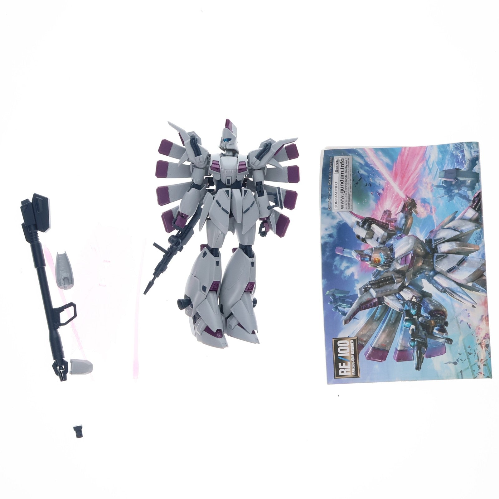 【中古即納】[PTM] RE/100 1/100 ビギナ・ギナ 機動戦士ガンダムF91 プラモデル(0225768) バンダイ(20180623)