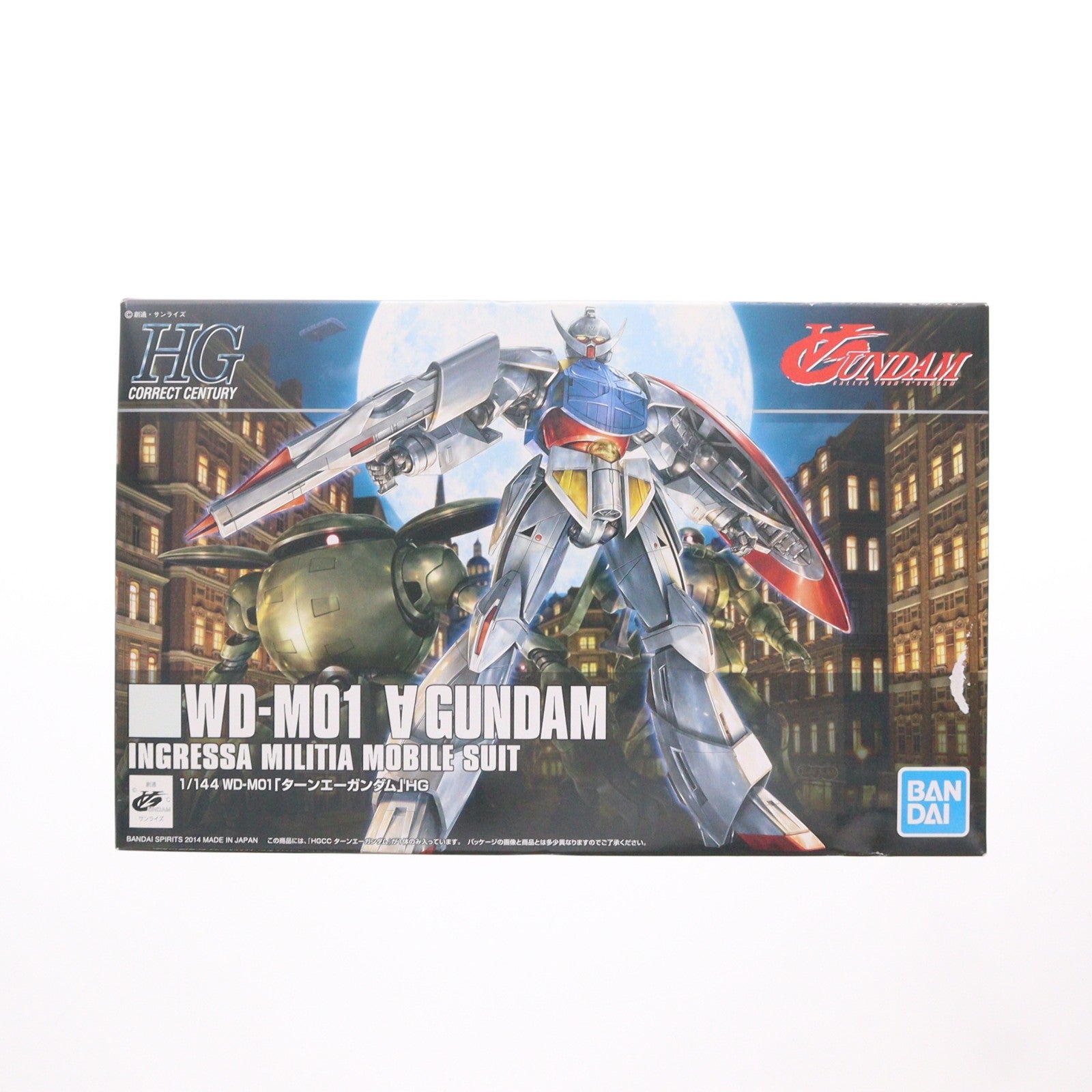 【中古即納】[PTM] (再販) HGCC 1/144 WD-M01 ターンエーガンダム ∀ガンダム プラモデル(5060401) バンダイスピリッツ(20260909)