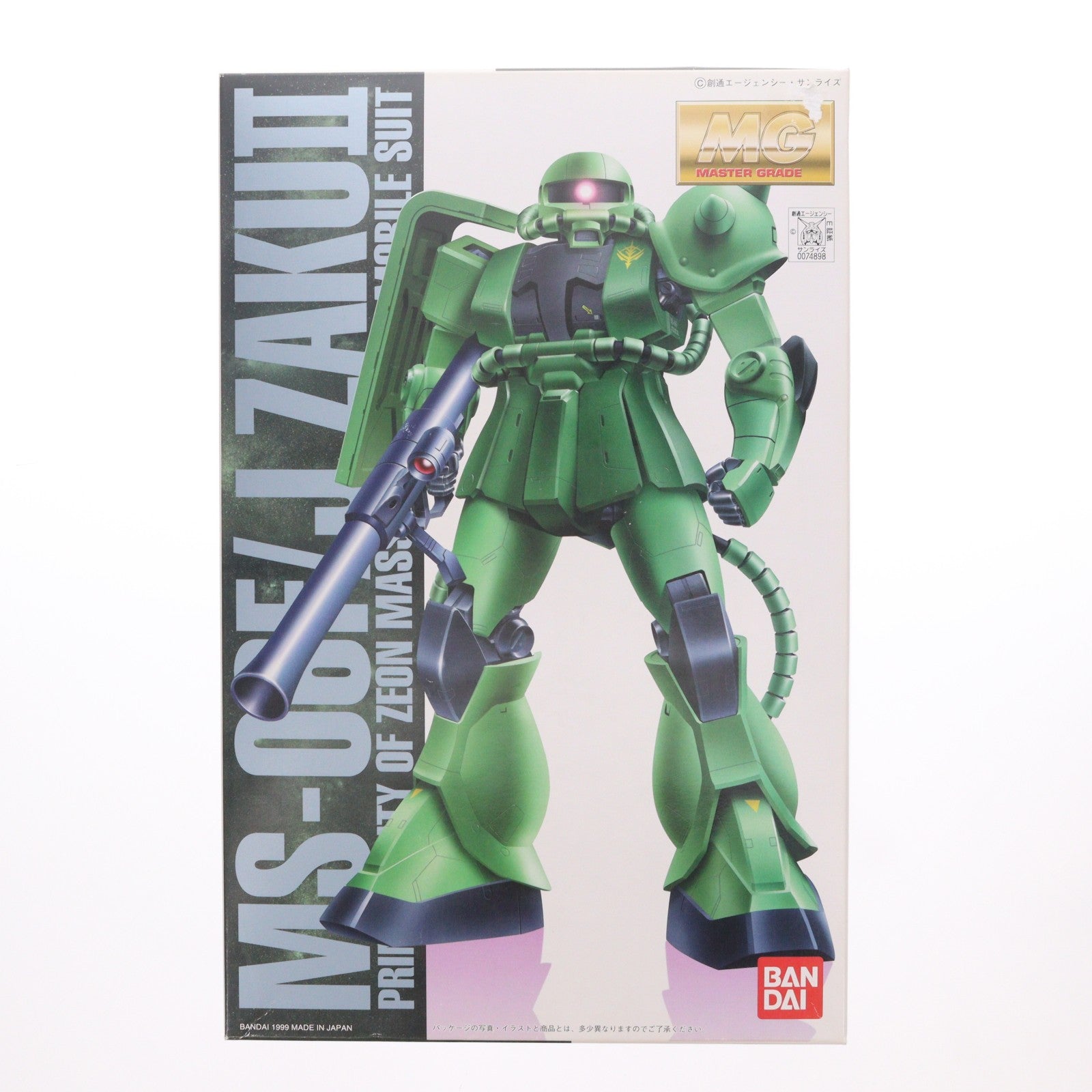 【中古即納】[PTM] MG 1/100 MS-06F/J ザクII コーティングバージョン 機動戦士ガンダム プラモデル(0074898) バンダイ(20000131)