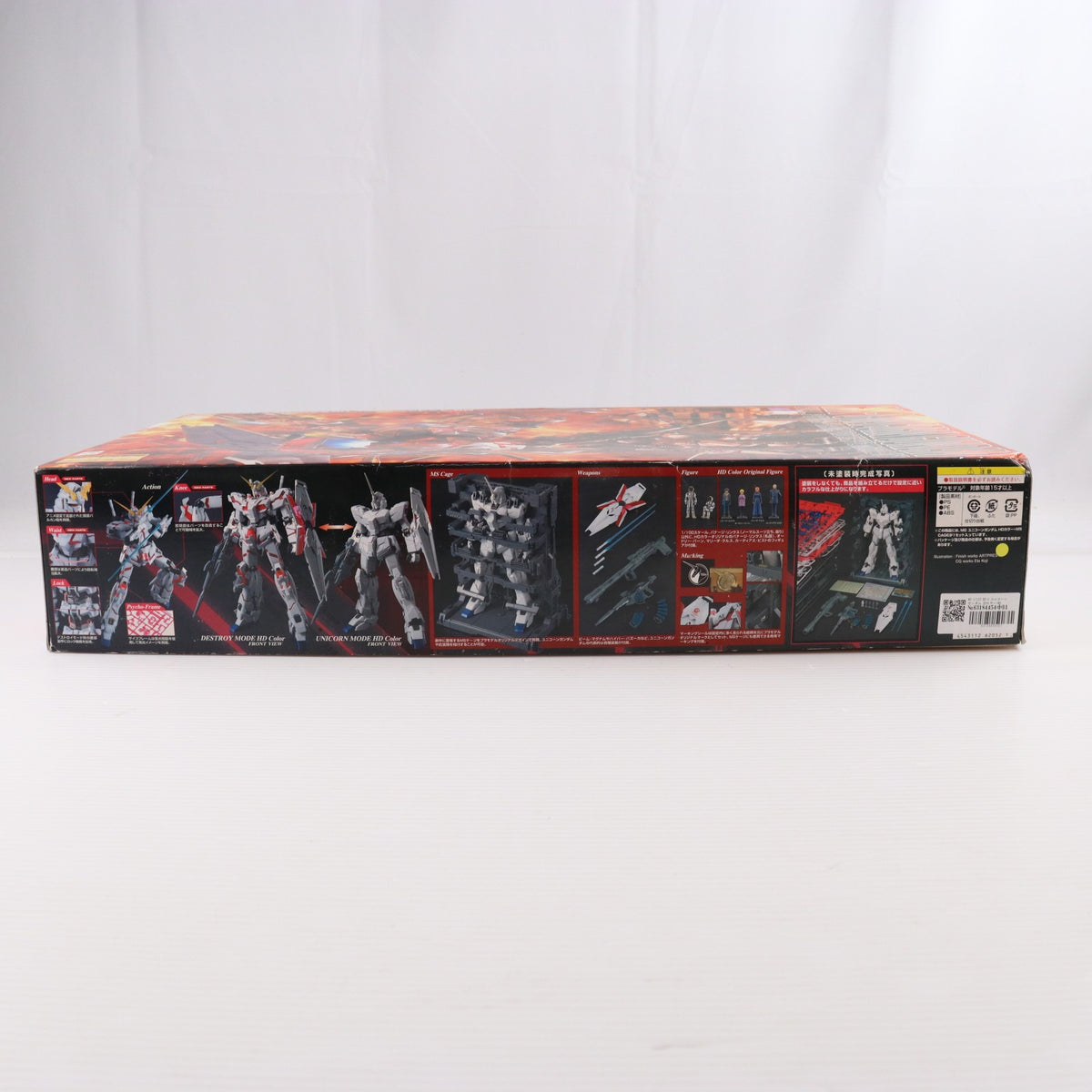 【中古即納】[PTM] MG 1/100 RX-0 ユニコーンガンダム HDカラー+MS CAGE 機動戦士ガンダムUC(ユニコーン) プラモデル(0162052) バンダイ(20100312)
