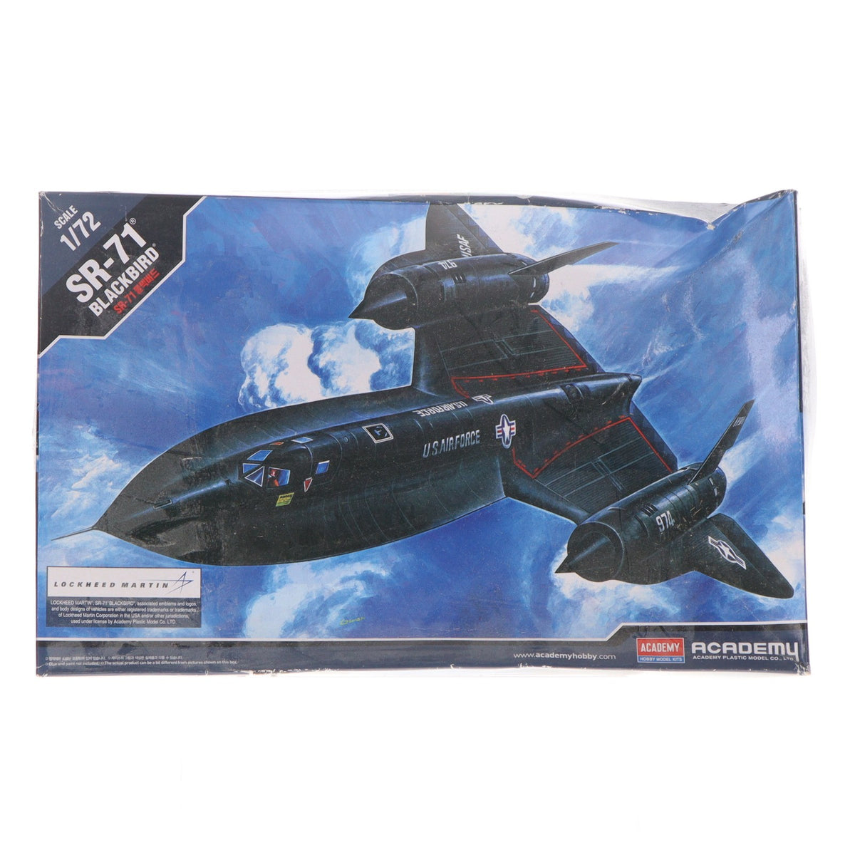 【中古即納】[PTM] 1/72 SR-71 BLACKBIRD(ブラックバード) プラモデル(12582) ACADEMY(アカデミー)(20211015)