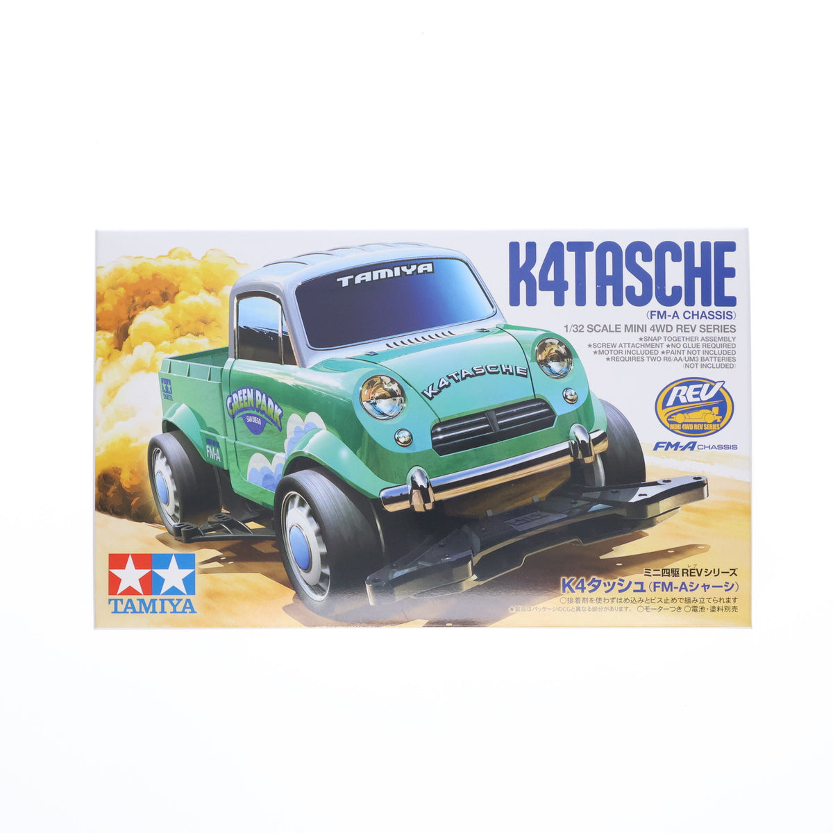 【中古即納】[PTM] ミニ四駆REVシリーズ No.20 1/32 K4タッシュ(FM-Aシャーシ) プラモデル(18720) タミヤ(20230708)