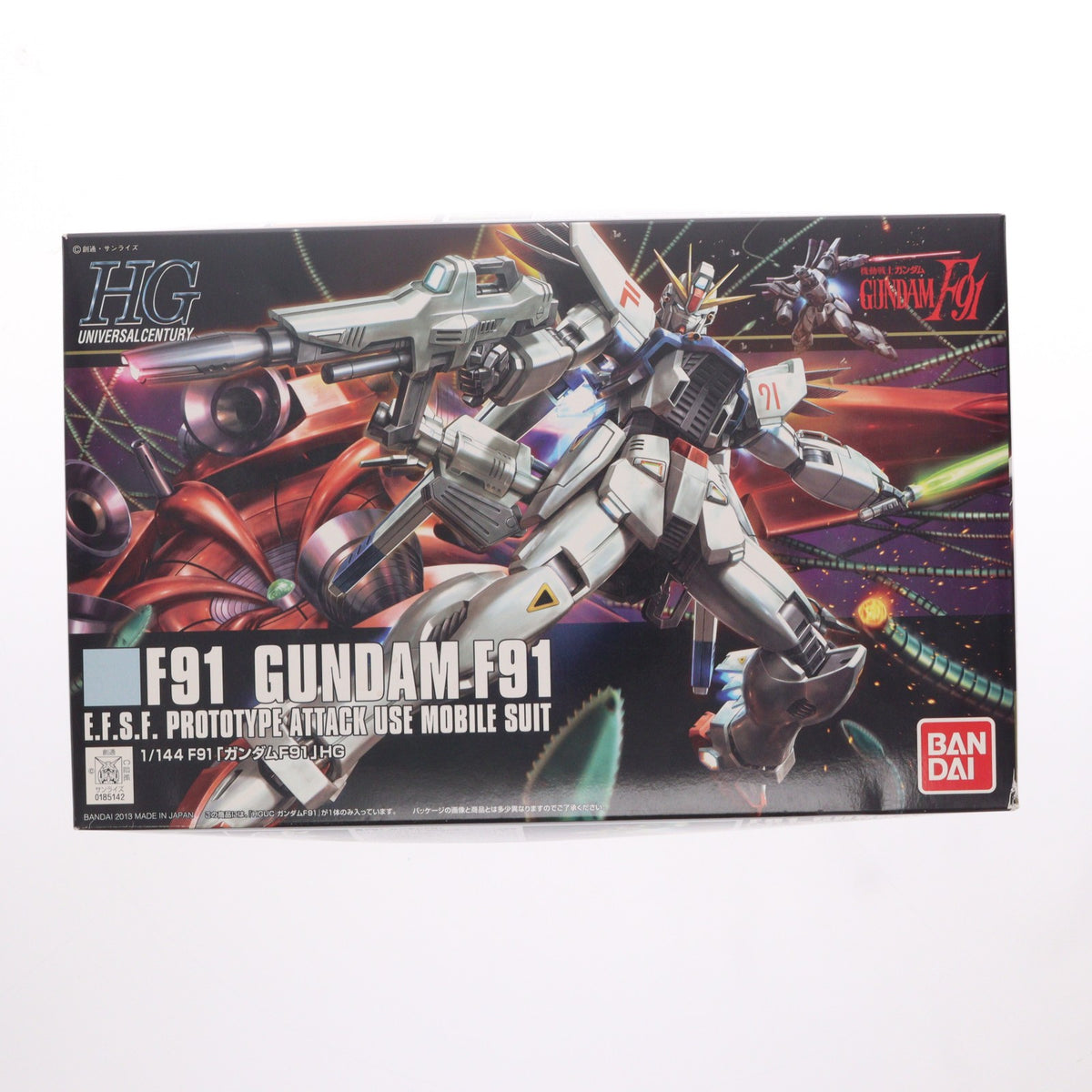 【中古即納】[PTM] HGUC 1/144 ガンダムF91 機動戦士ガンダムF91 プラモデル(0185142) バンダイ(20131231)