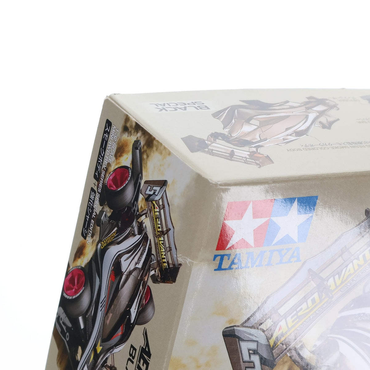 【中古即納】[PTM] ミニ四駆特別企画 1/32 エアロアバンテ ブラックスペシャル ARシャーシ プラモデル(95376) タミヤ(20180210)