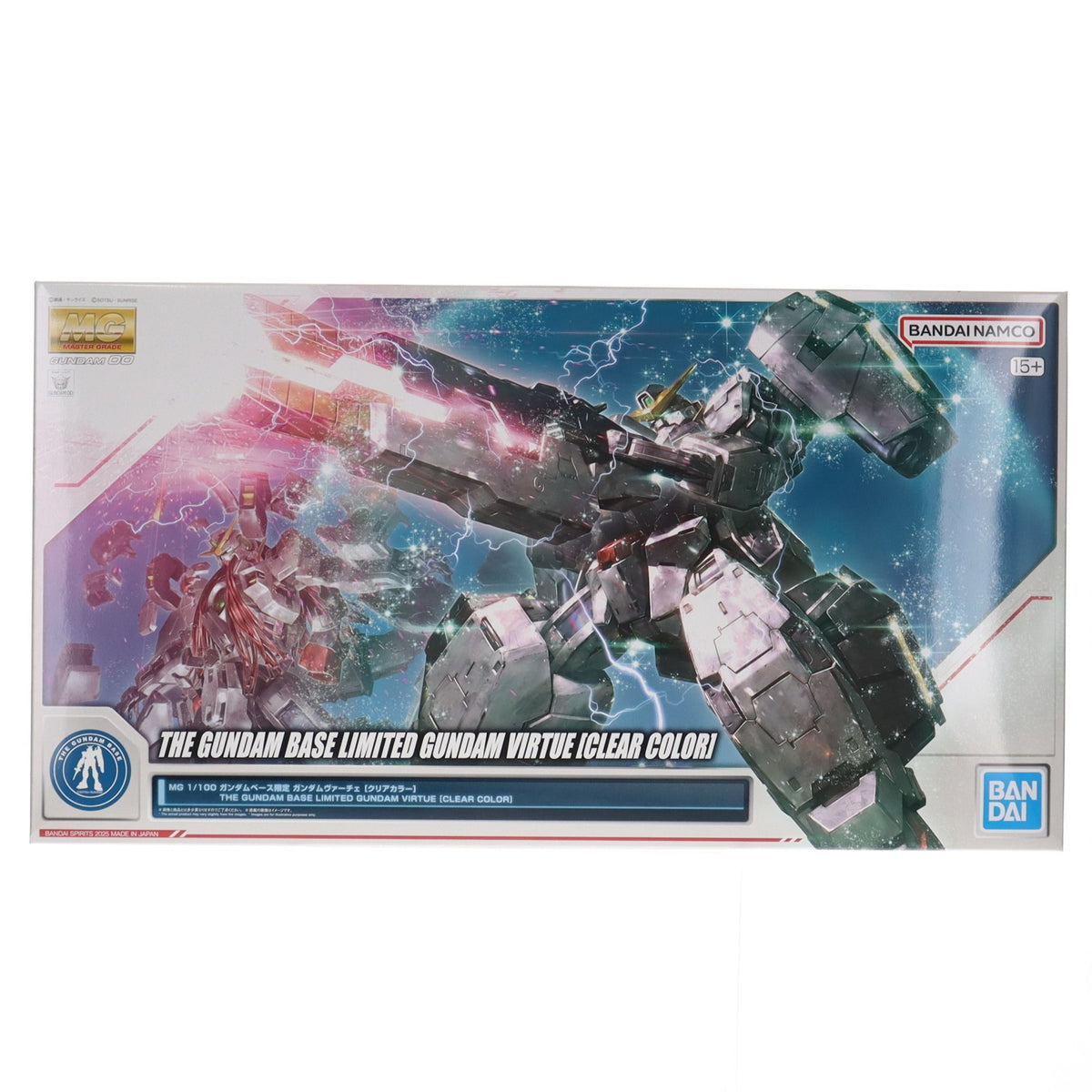 【中古即納】[PTM] ガンダムベース限定 MG 1/100 ガンダムヴァーチェ[クリアカラー] 機動戦士ガンダム00(ダブルオー) プラモデル バンダイスピリッツ(20251129)
