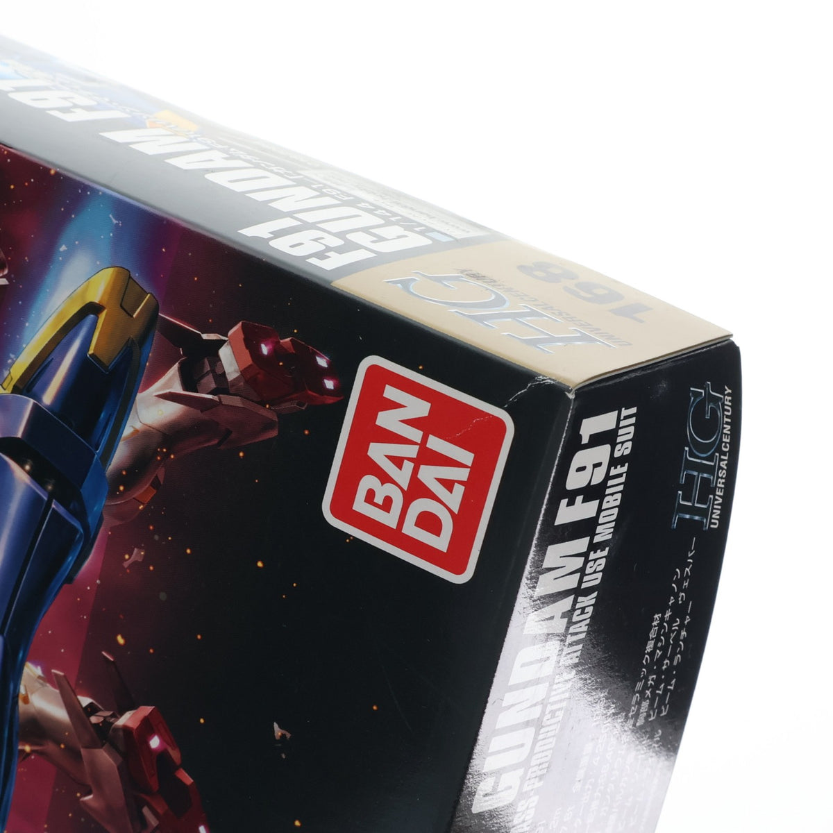 【中古即納】[PTM] HGUC 1/144 ガンダムF91 ハリソン・マディン専用機 機動戦士クロスボーン・ガンダム プラモデル(0187088) バンダイ(20181212)