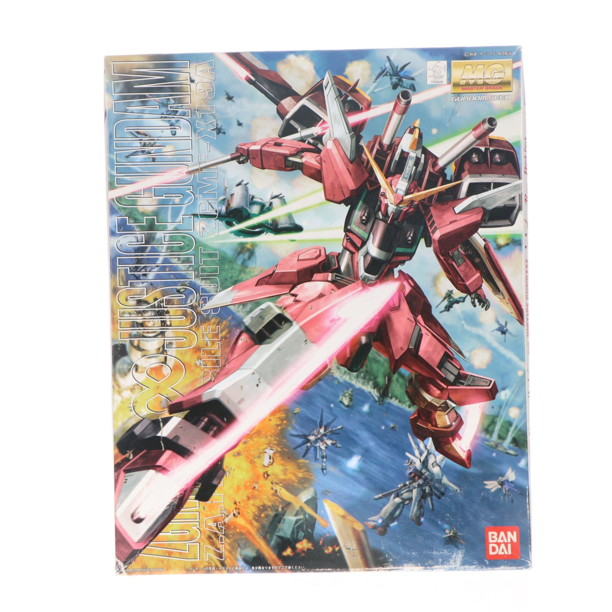 【中古即納】[PTM] MG 1/100 ZGMF-X19A インフィニットジャスティスガンダム 機動戦士ガンダムSEED DESTINY(シード デスティニー) プラモデル(0156649) バンダイ(20081001)