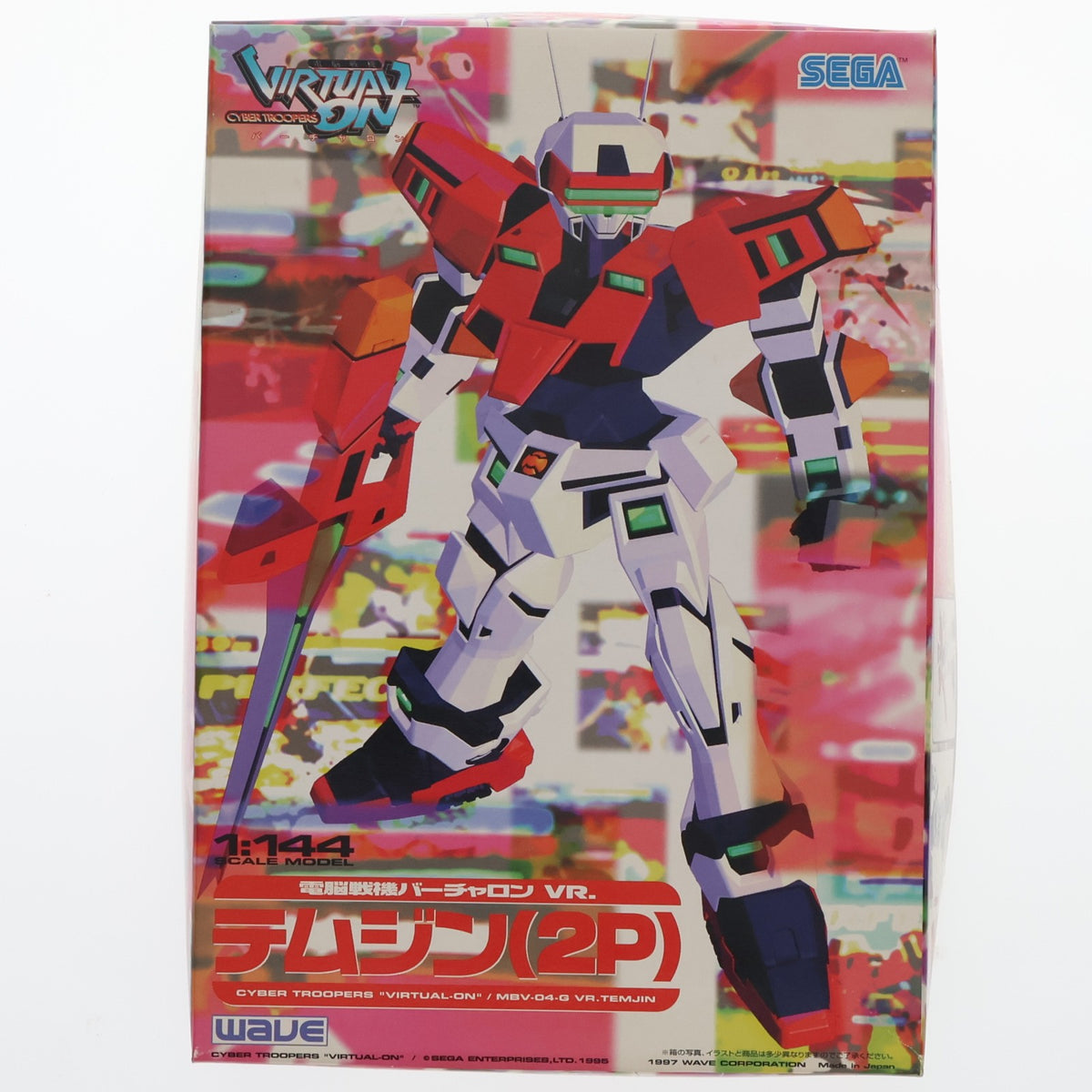 【中古即納】[PTM] 1/144 テムジン(2P) 電脳戦機バーチャロン プラモデル ウェーブ(WAVE)(19991231)