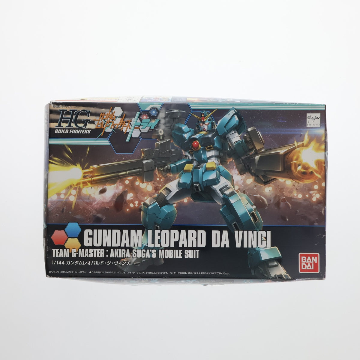【中古即納】[PTM] HGBF 1/144 ガンダムレオパルド・ダ・ヴィンチ ガンダムビルドファイターズトライ プラモデル バンダイ(20180427)