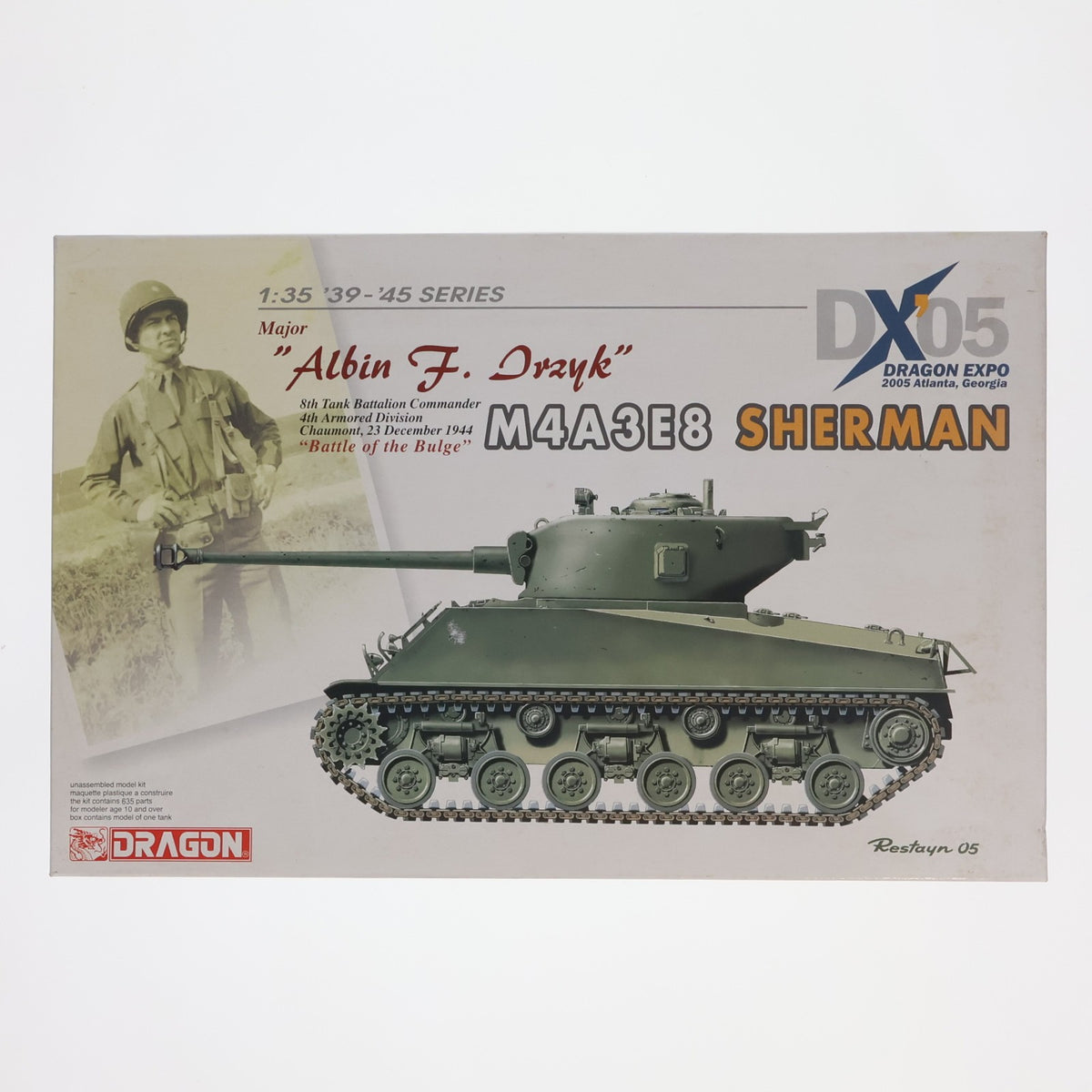 【中古即納】[PTM] '39-'45 SERIES 1/35 Albin F. Irzyk M4A3E8 SHERMAN Dragon Expo'05 プラモデル(6283) DRAGON(ドラゴン)(19991231)