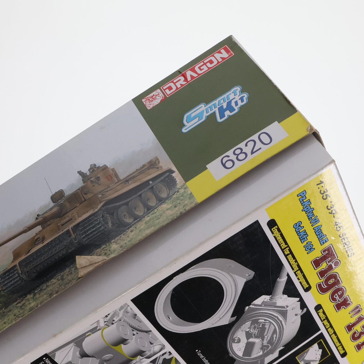 【中古即納】[PTM] '39-'45 SERIES 1/35 WW.II ドイツ軍 重戦車 ティーガーI 第504重戦車大隊 『131』 チュニジア プラモデル(DR6820) DRAGON(ドラゴン)(20150712)