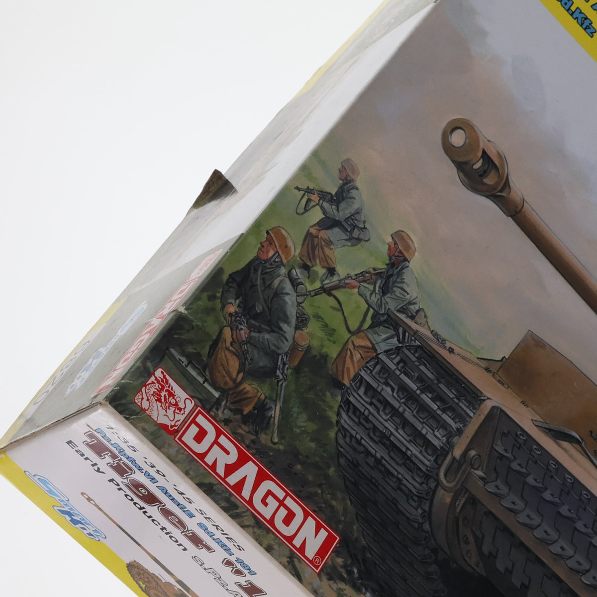 【中古即納】[PTM] '39-'45 SERIES 1/35 WW.II ドイツ軍 重戦車 ティーガーI 第504重戦車大隊 『131』 チュニジア プラモデル(DR6820) DRAGON(ドラゴン)(20150712)