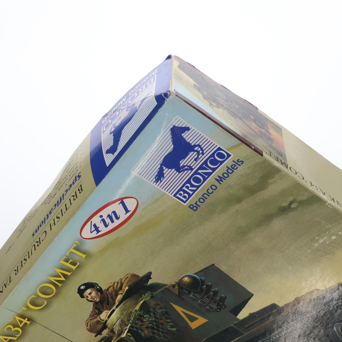 【中古即納】[PTM] 1/35 BRITISH CRUISER TANK A34 COMET(コメット) 4 in 1 プラモデル(CB-35010) Bronco Model(ブロンコモデル)(20060630)